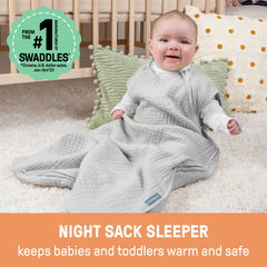 SwaddleMe by Ingenuity Night Sack Sleeper, Size SM, 3-9 months - 1pk - Flock Together