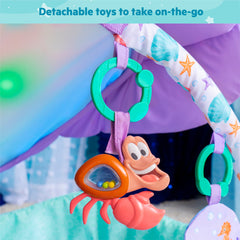Bright Starts The Little Mermaid Twinkle Trove Light-Up Musical Baby Activity Gym