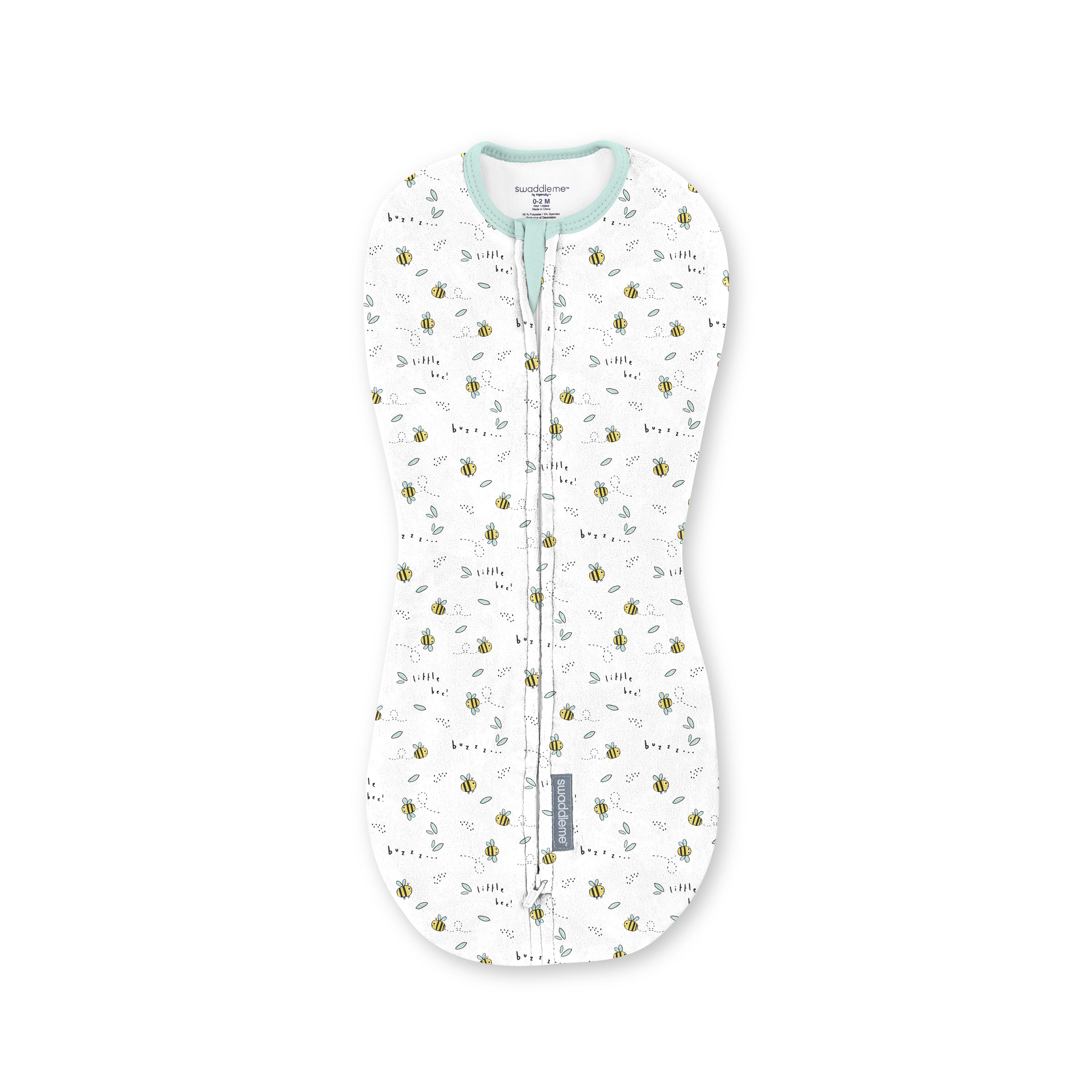 Swaddle Pod, Size SM, 0-3 months, 2pk (Little Bees)