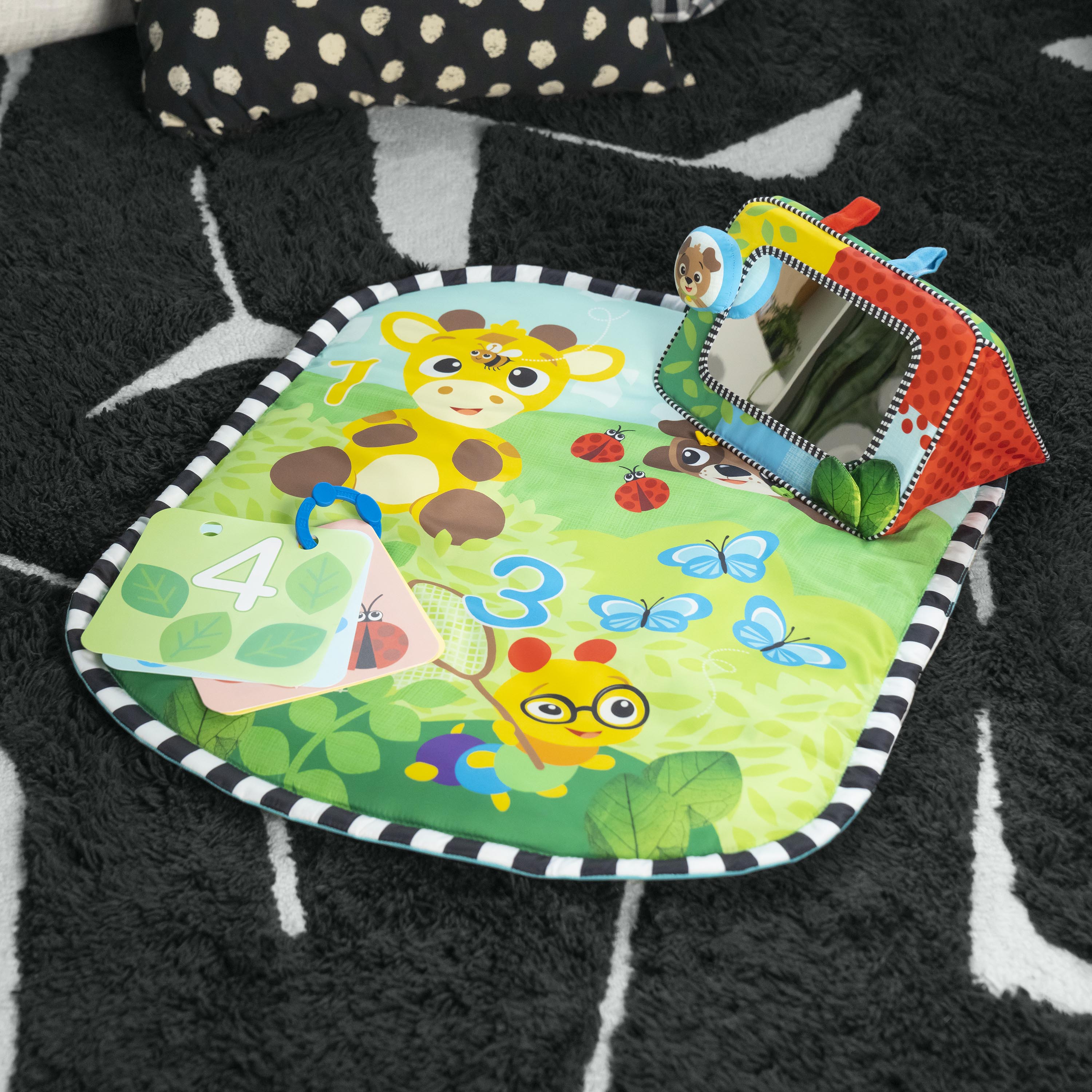 Discovery Garden Tummy Time Mat & Mirror