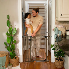 The Doorway 48W Series Pet and Baby Gate, Openings 29"-48" Wide, 36" Tall - Bronze