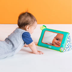 Bright Starts Sit & See Safari Floor Mirror Tummy Time Activity Toy