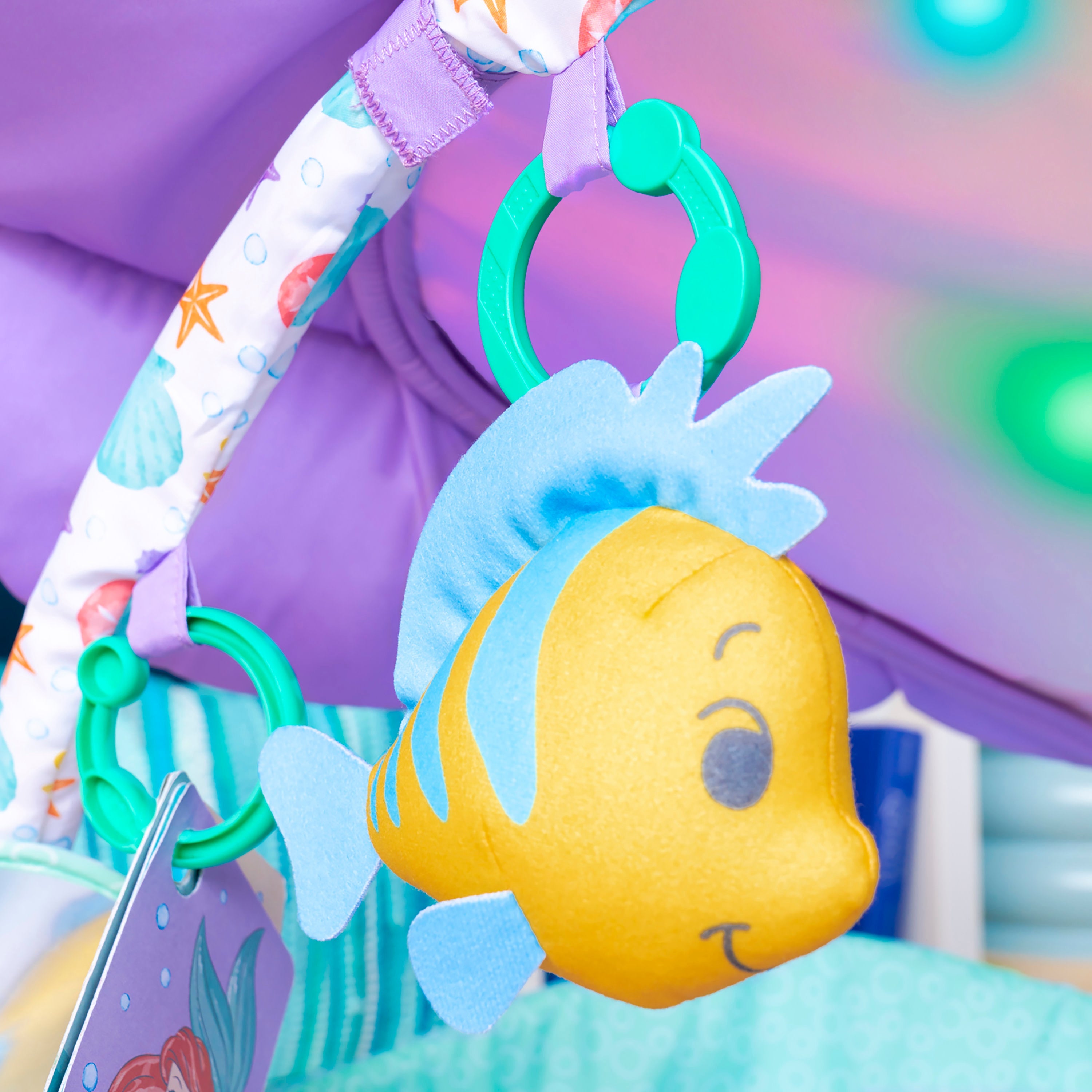 Bright Starts The Little Mermaid Twinkle Trove Light-Up Musical Baby Activity Gym