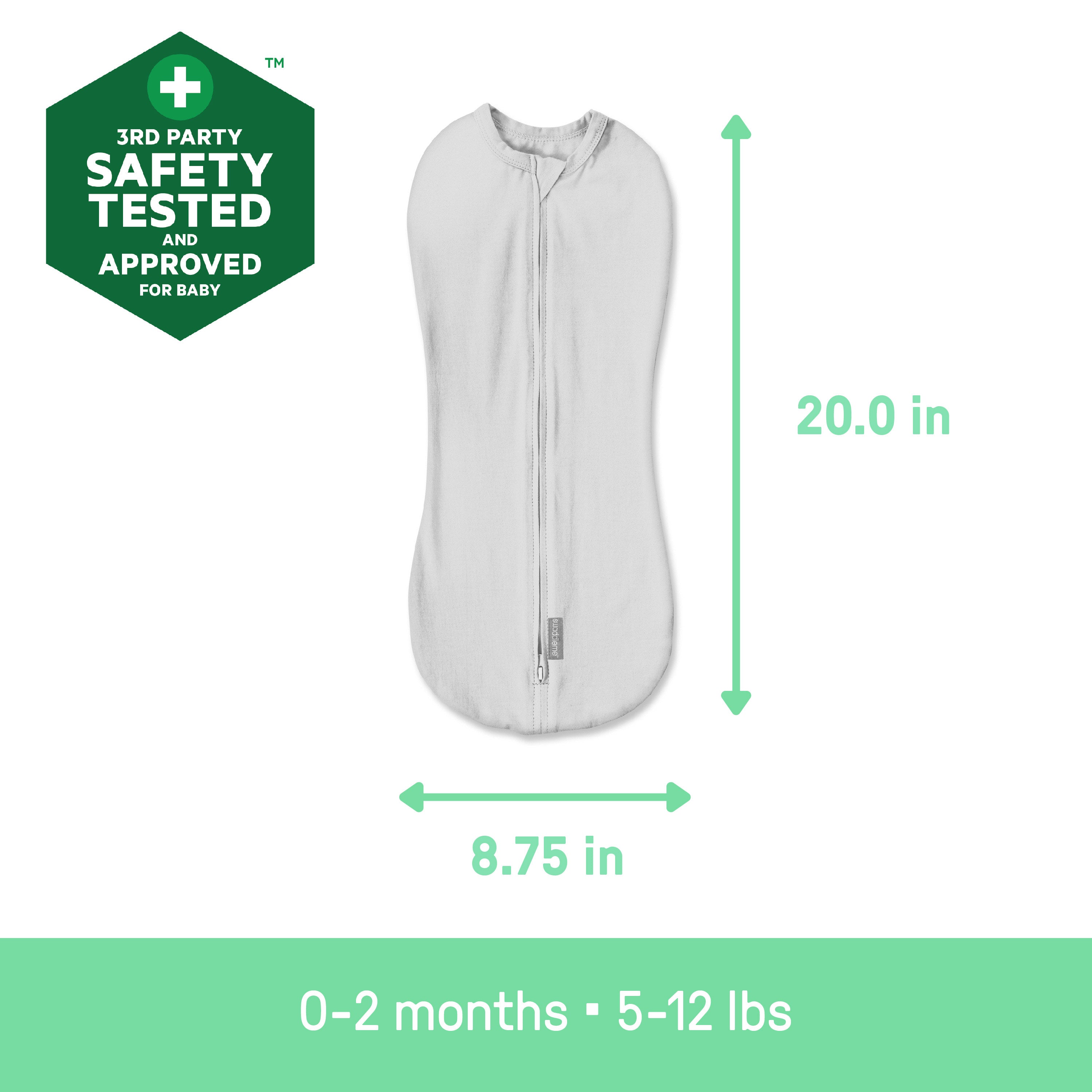 Swaddle Pod, Size SM, 0-3 months, 2pk (Little Bees)