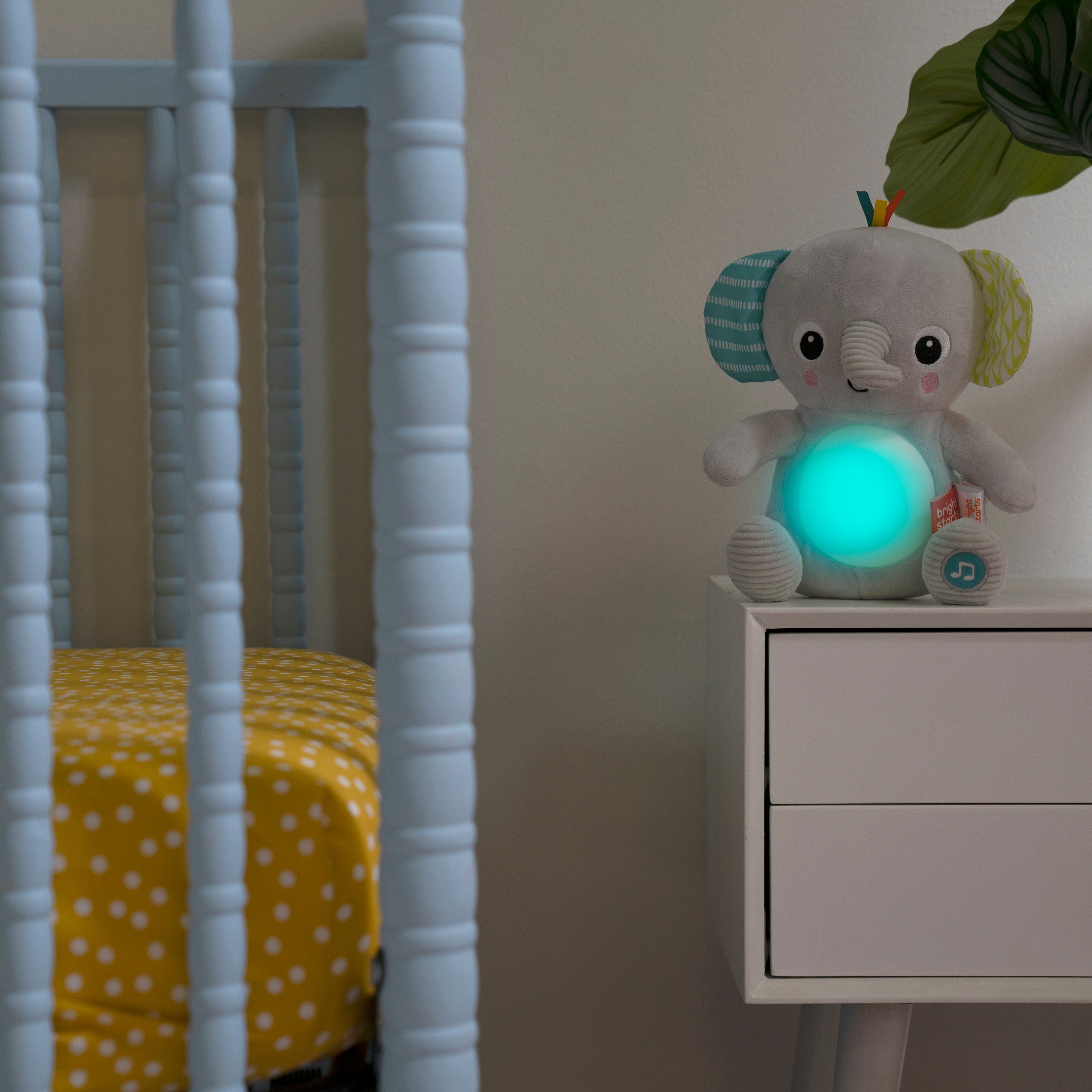 Hug-a-bye Baby Musical Light Up Soft Toy - Elephant