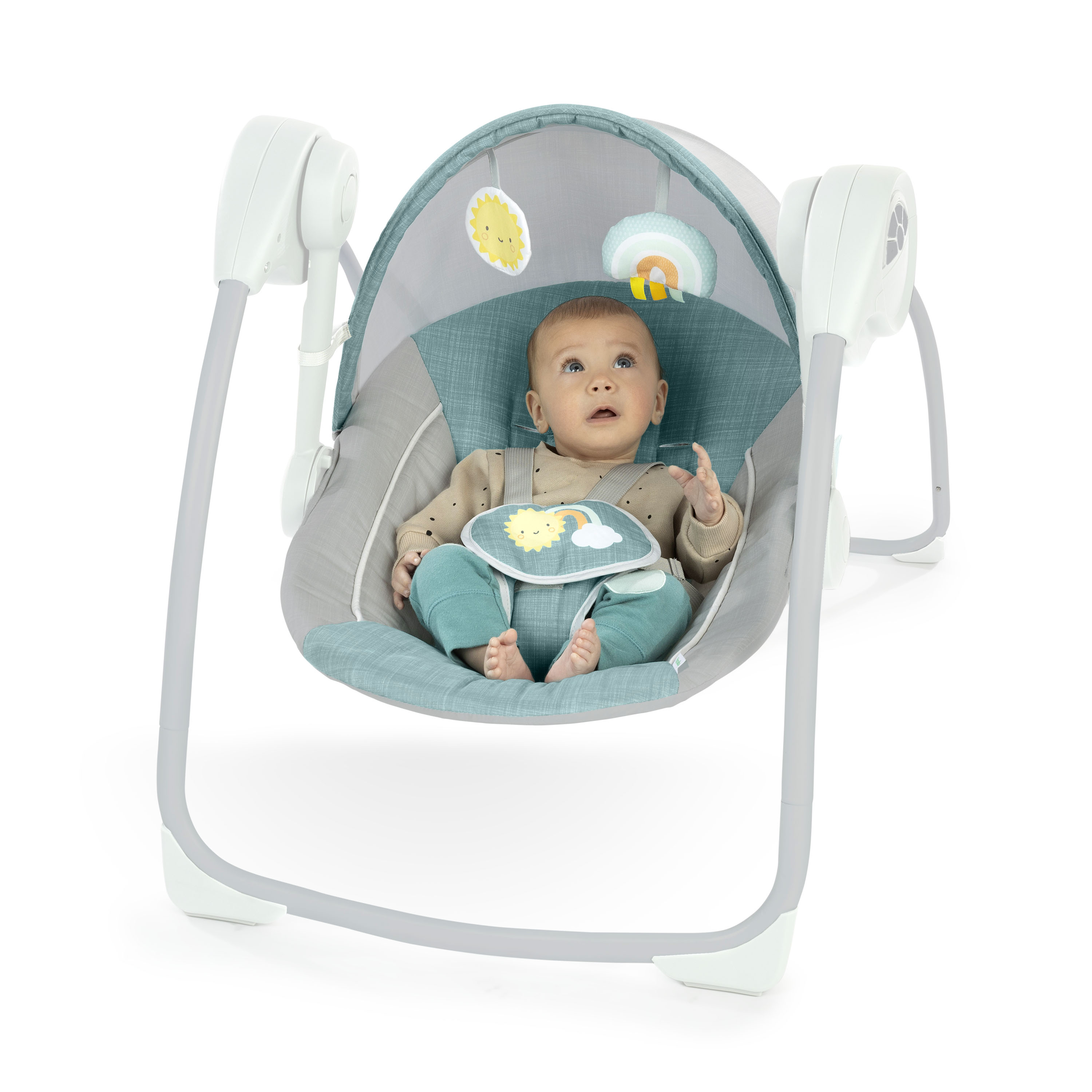 Sun Valley Canopy Portable Swing- Teal