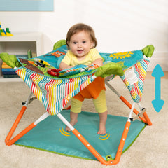 Bright Starts Pop 'N Jump Portable Activity Jumper, Owl Forest