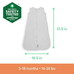 SwaddleMe by Ingenuity Night Sack Sleeper, Size SM, 3-9 months - 1pk - Flock Together