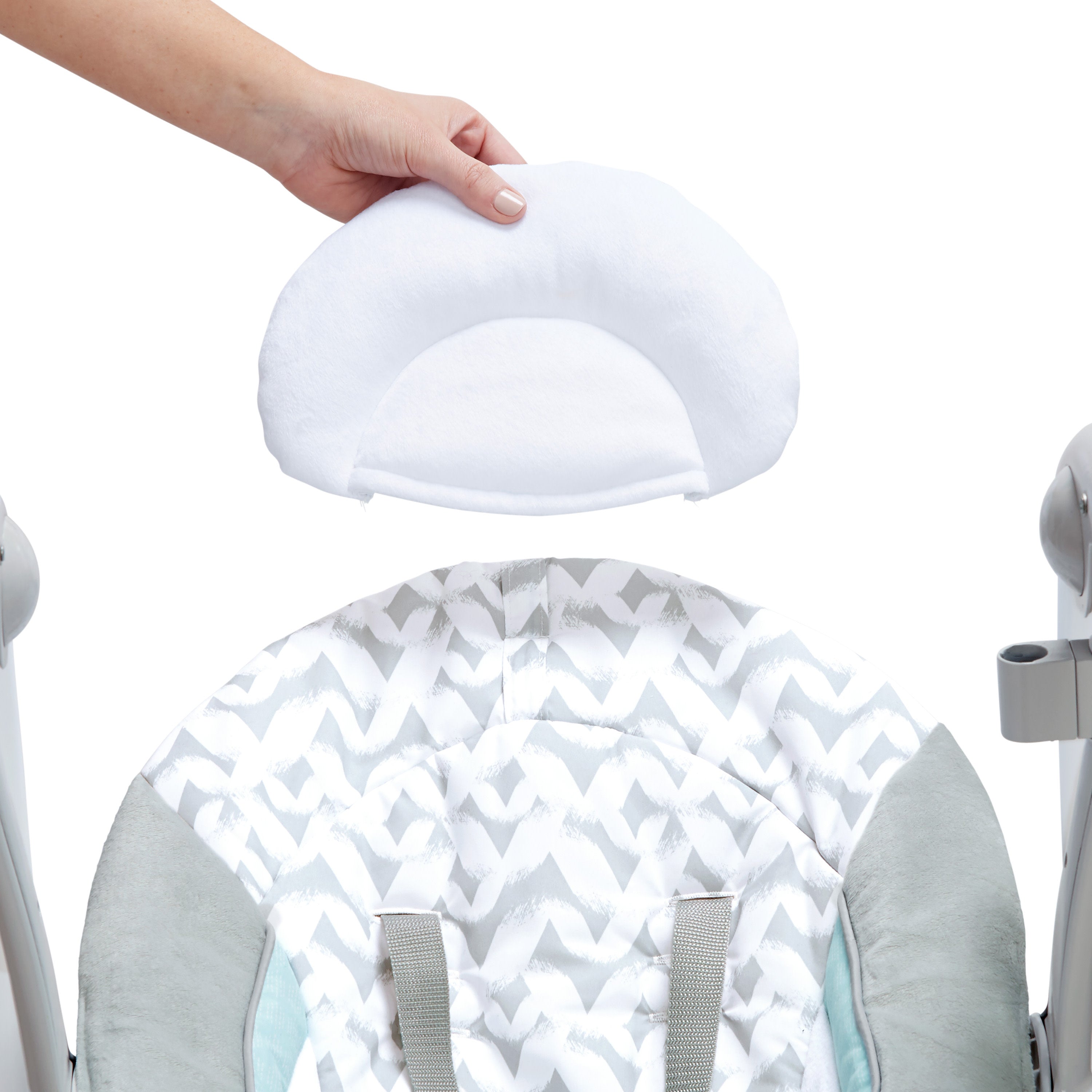 Ingenuity ConvertMe 2-in-1 Compact Portable Baby Swing 2 Infant Seat, Raylan
