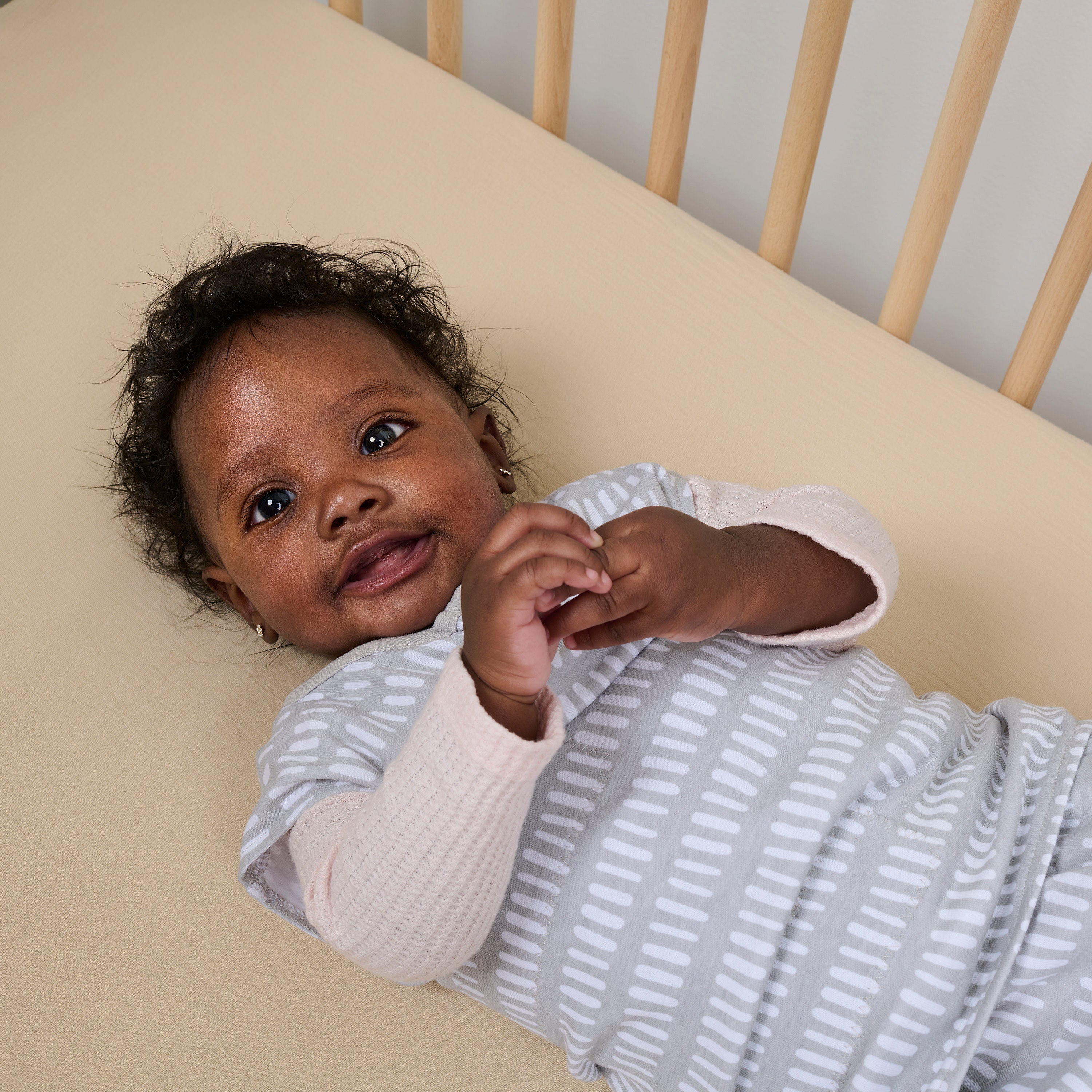 Arms Free Convertible Swaddle, Size L, 3-6 months, 1pk - Happy Elephant