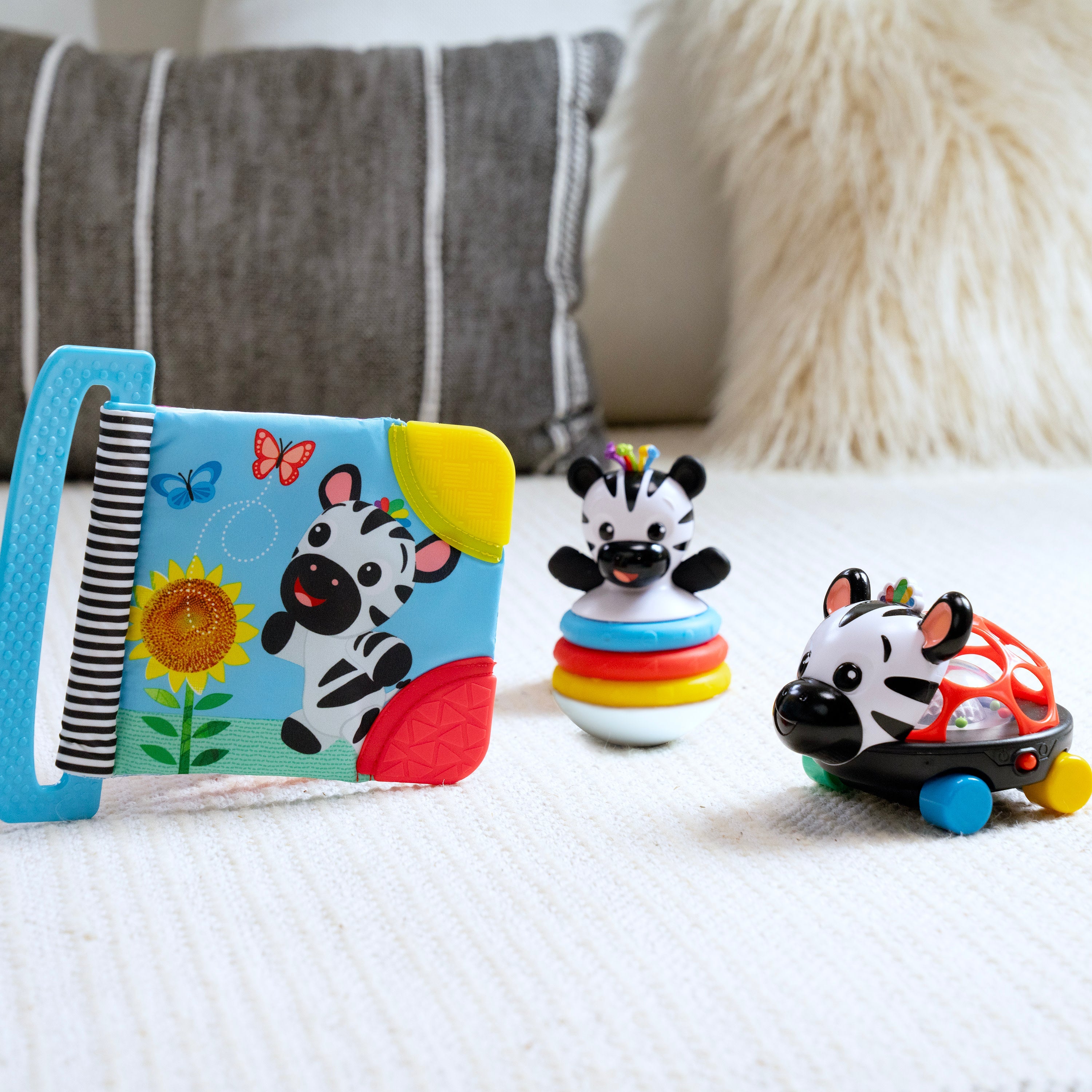 Baby Einstein Zen the Zebra 3-Piece Holiday Gift Set, Ages 3 Months+