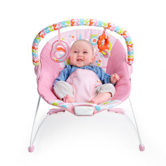Bright Starts Fancy Fantasy Vibrating Bouncer with Toy Bar