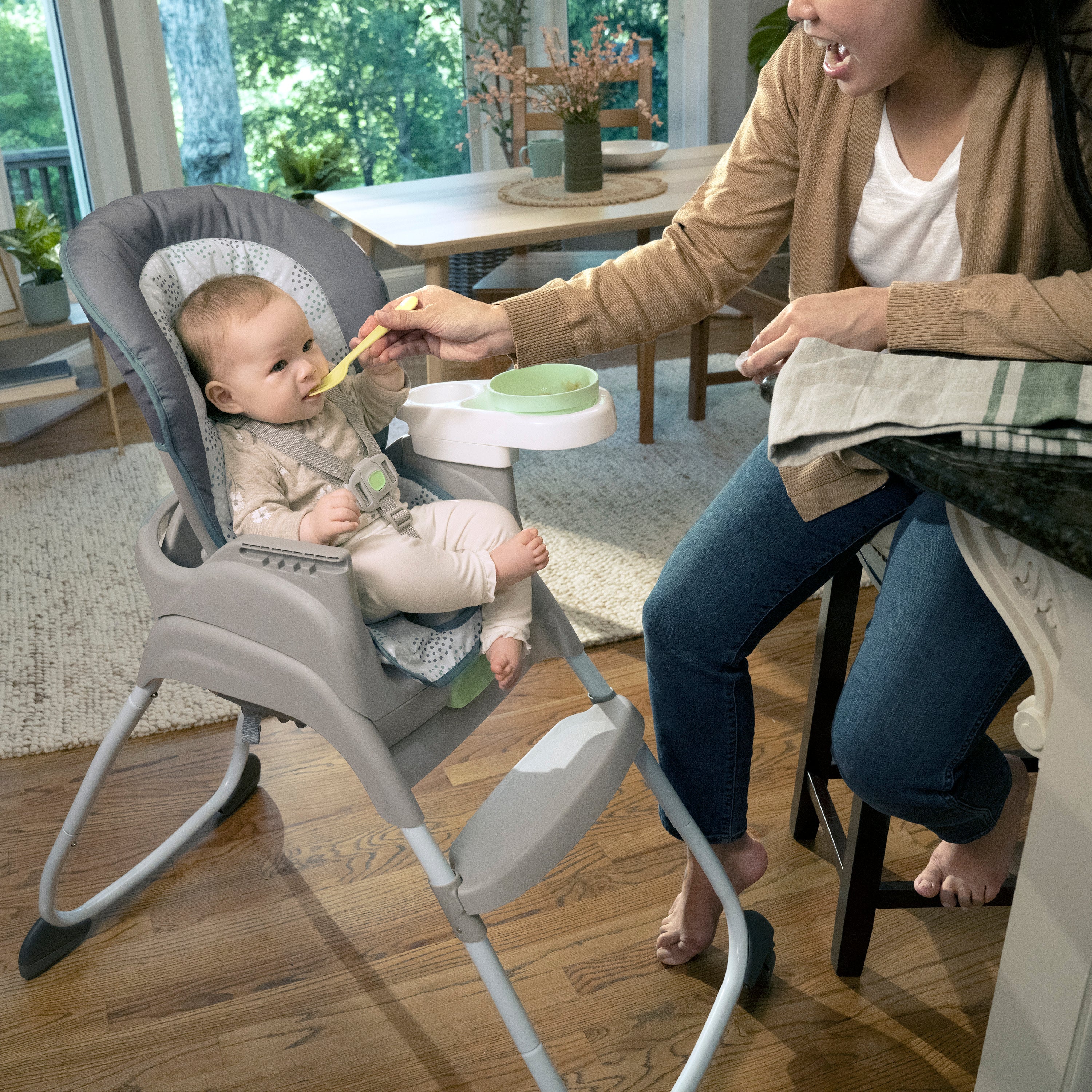Ingenuity Full Course 6-in-1 High Chair - Astro - Baby to 5 Years
