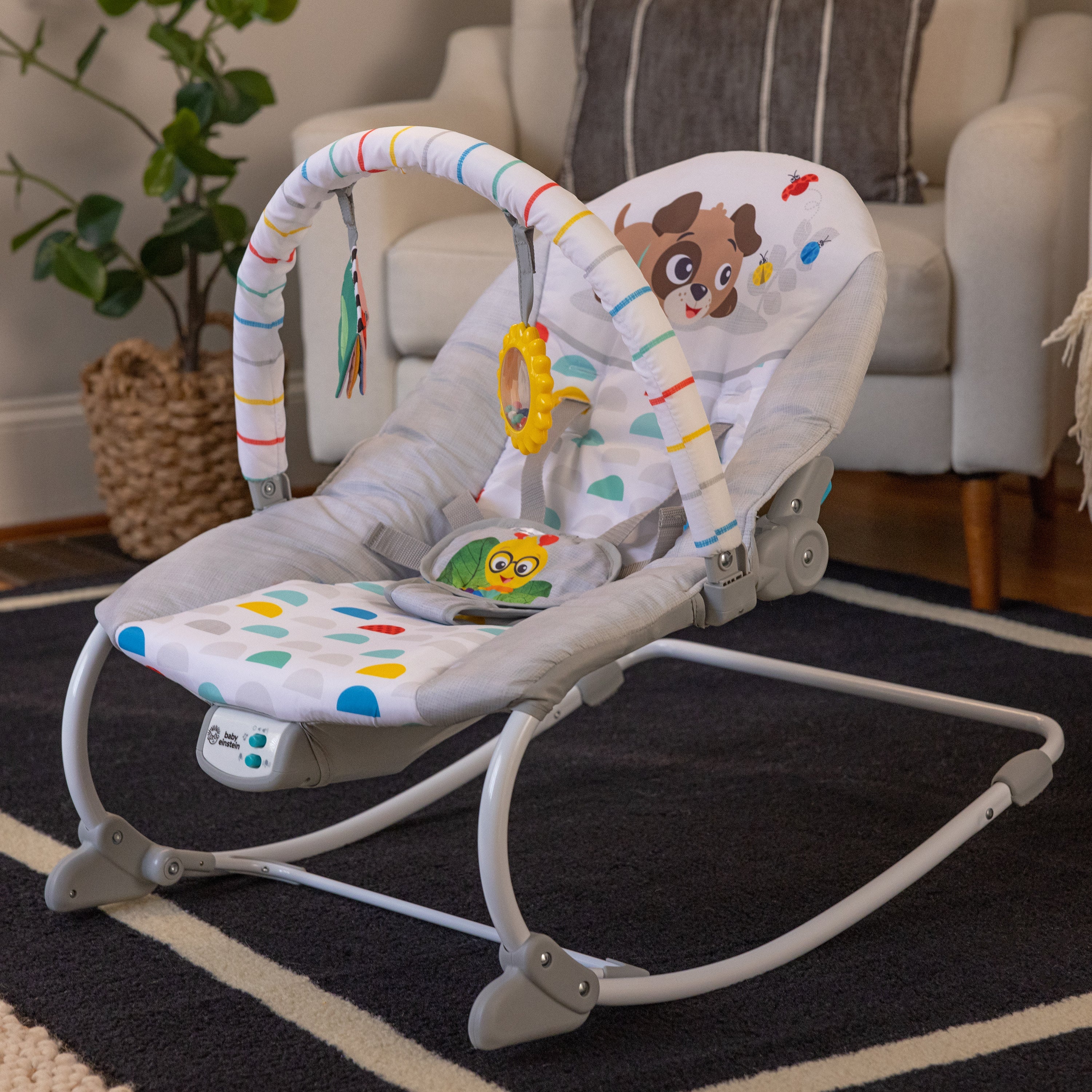 Baby Einstein Dean's Discovery Spot Musical Infant to Toddler Rocker