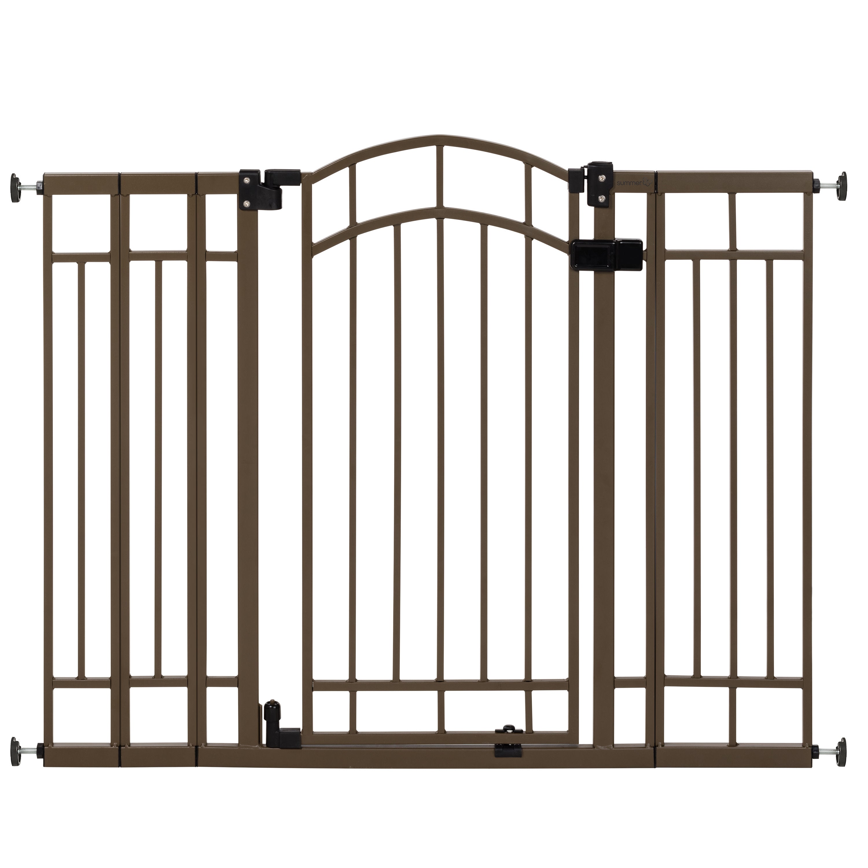 The Doorway 48W Series Pet and Baby Gate, Openings 29"-48" Wide, 36" Tall - Bronze
