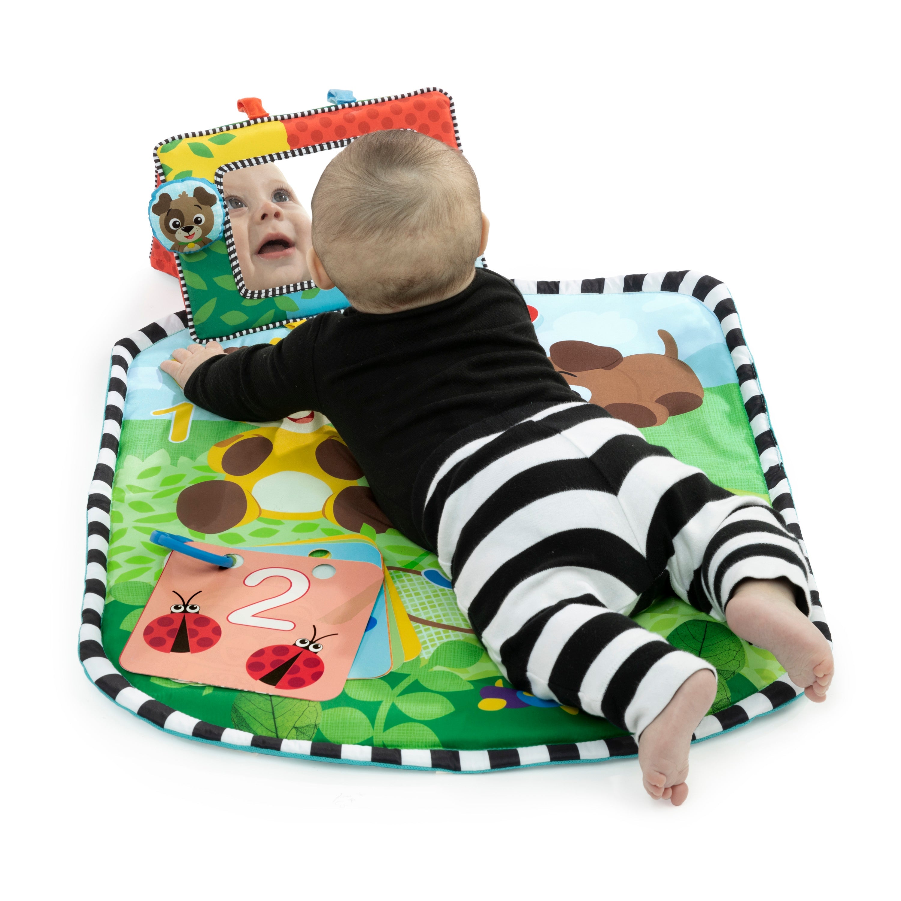 Discovery Garden Tummy Time Mat & Mirror