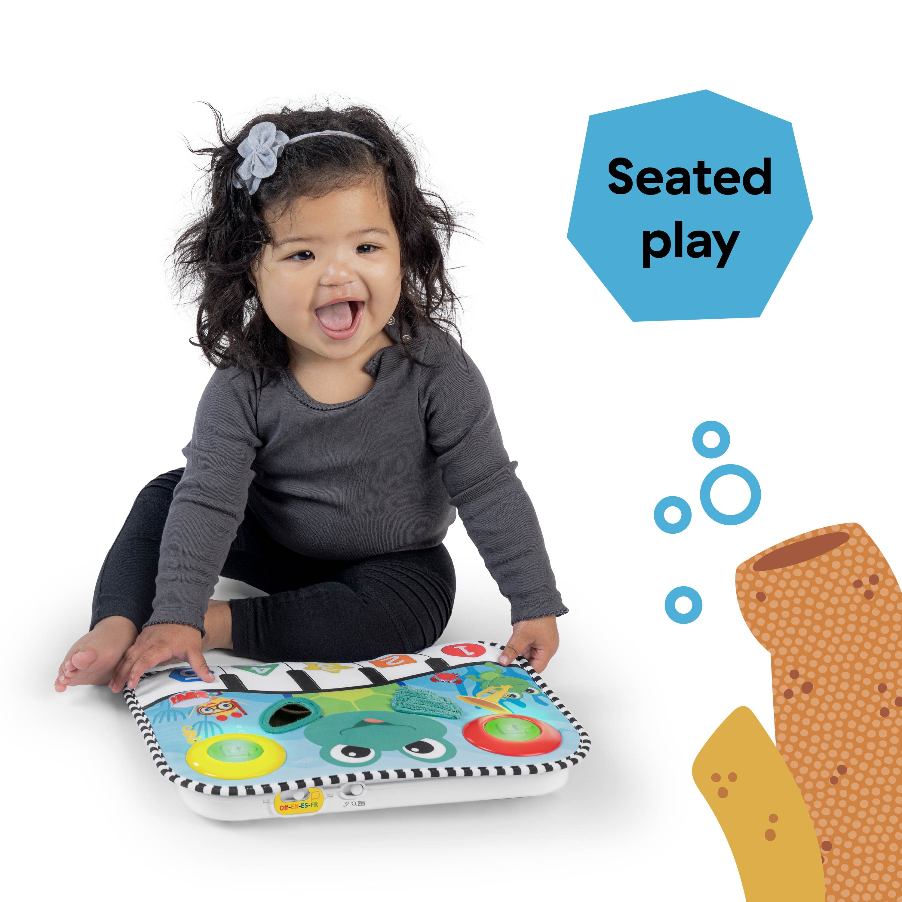 Baby Einstein Ocean Explorers Neptune's Kick & Explore Musical Kick Pad & Crib Toy