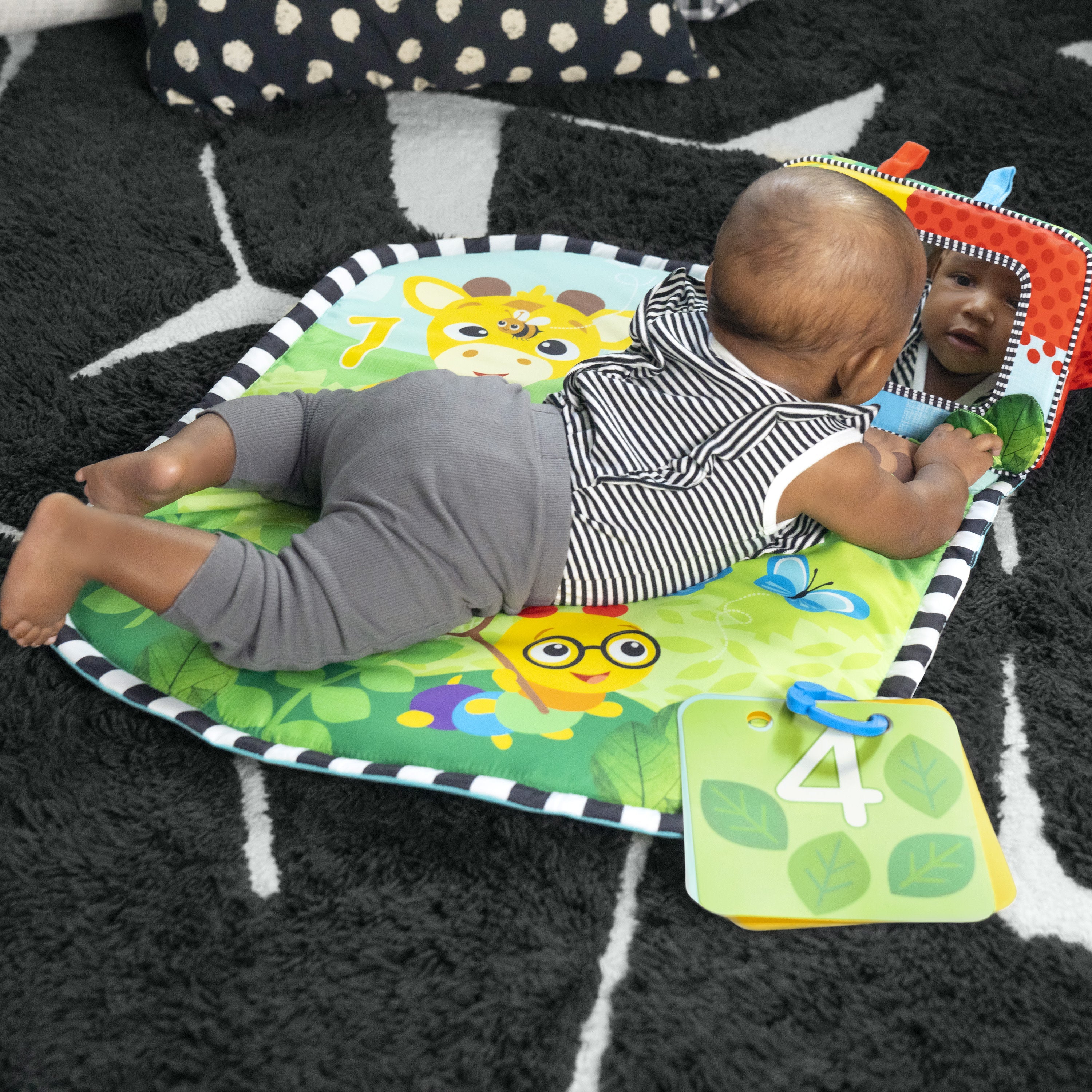 Discovery Garden Tummy Time Mat & Mirror