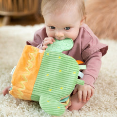 Ingenuity Calm Springs Soft Teething Activity Book, Unisex, For Ages 0-36 Months