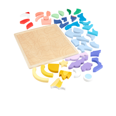 Fisher-Price Juguete para Bebés Rompecabezas del Espacio de Madera