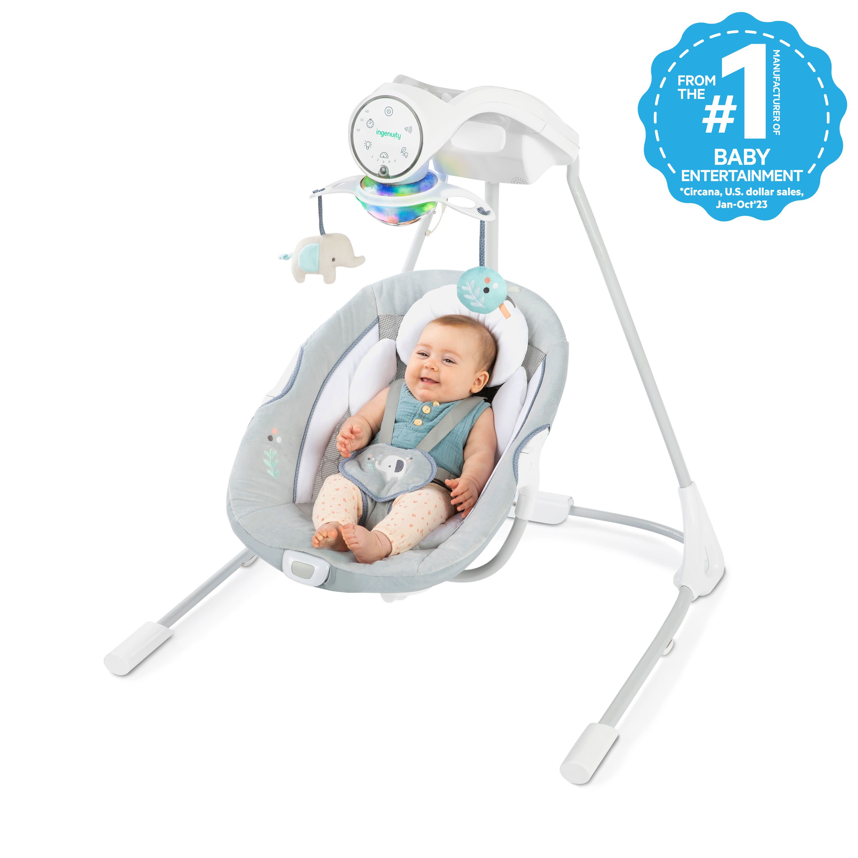 Ingenuity InLighten Soothing Swing  - Dakota