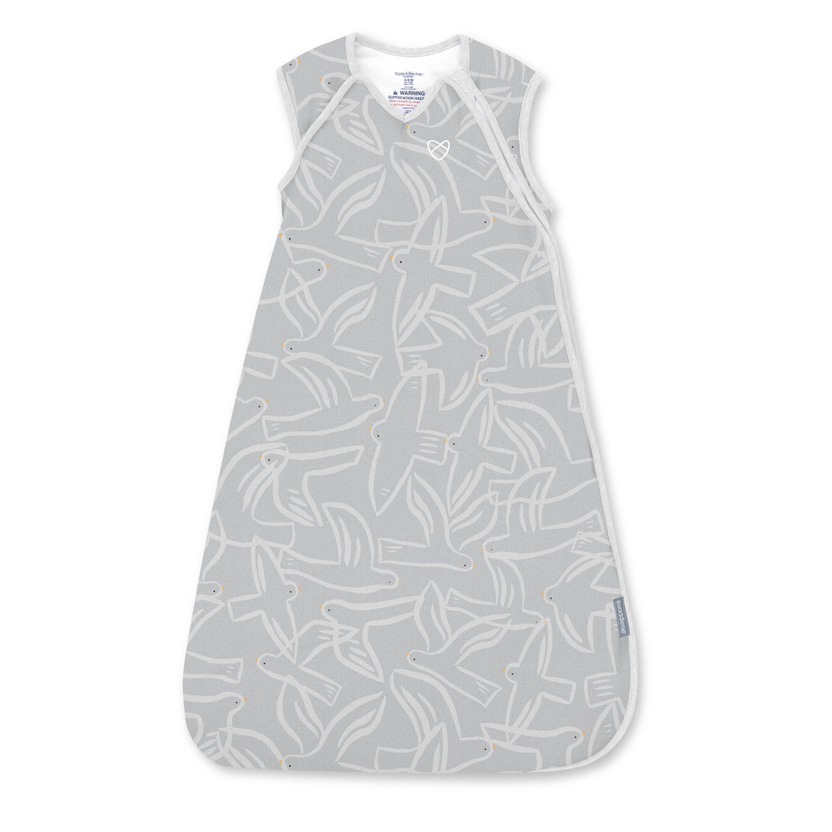 SwaddleMe by Ingenuity Night Sack Sleeper, Size SM, 3-9 months - 1pk - Flock Together