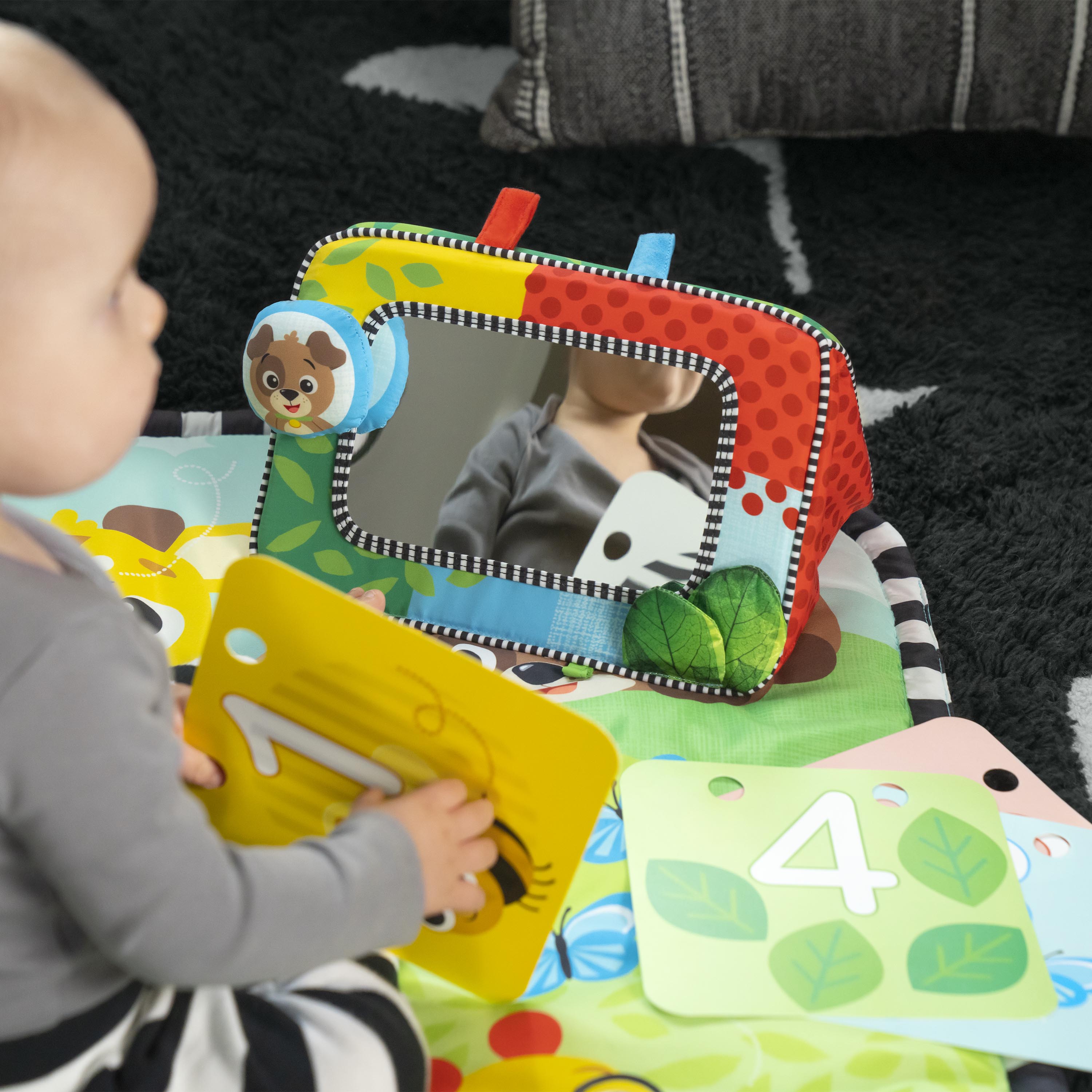 Discovery Garden Tummy Time Mat & Mirror