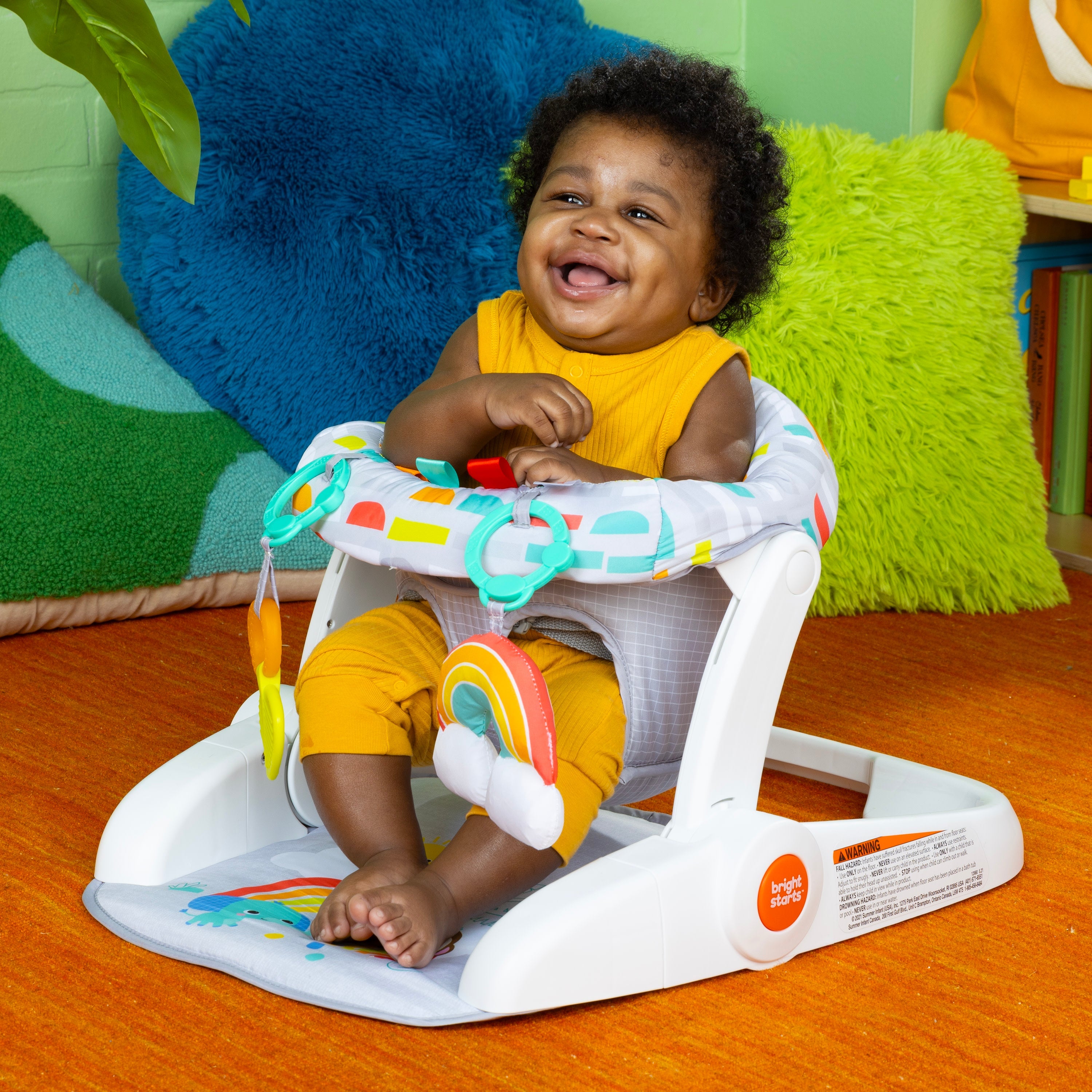 Bright Starts Learn-to-Sit 2-Position Floor Seat - Playful Paradise