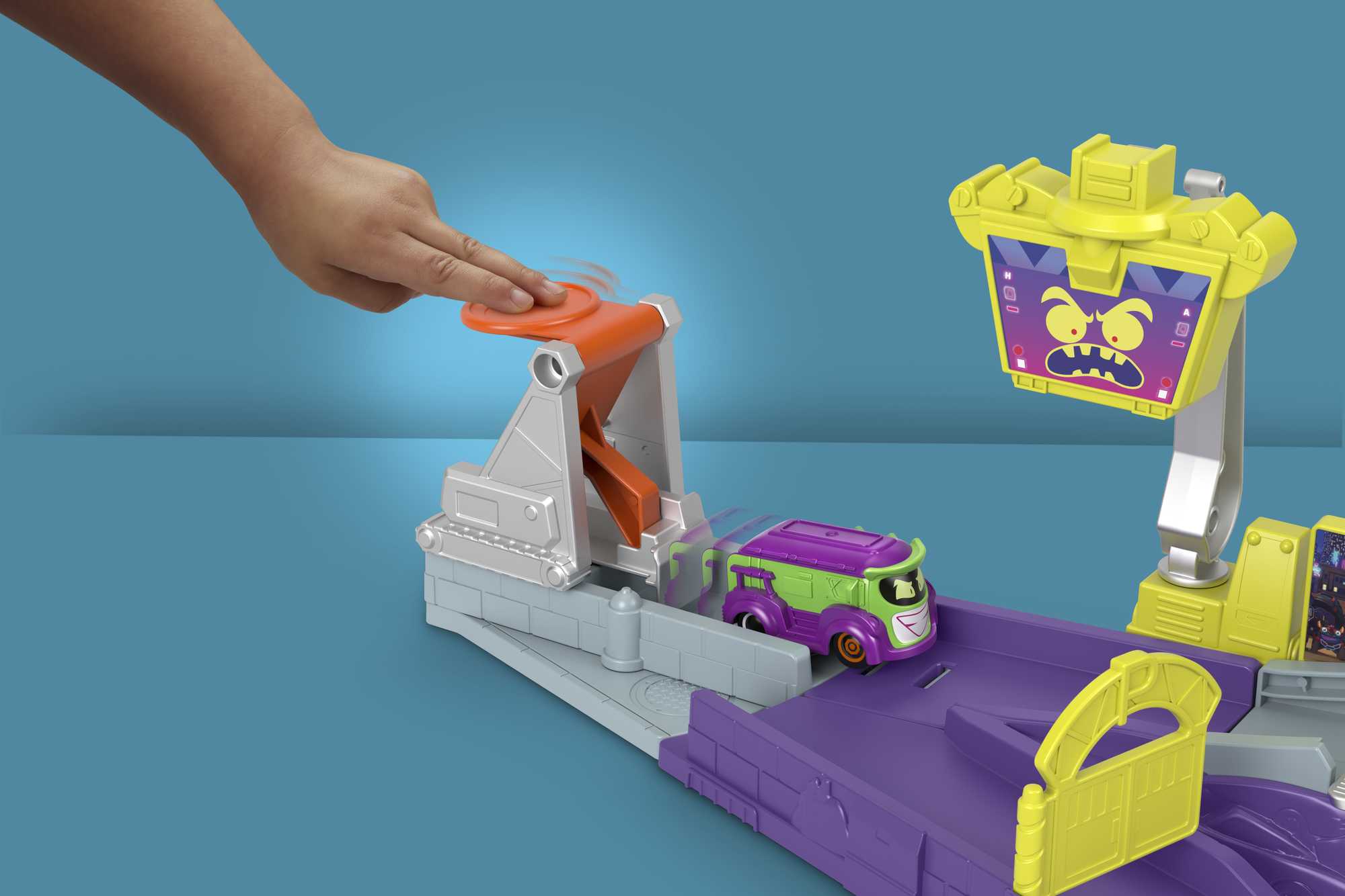 Fisher-Price Batwheels Conjunto de Brinquedo Pista Legion of Zoom