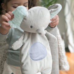 Ingenuity Premium Soft Plush Soothing Bean Bag Lovey, Van the Elephant