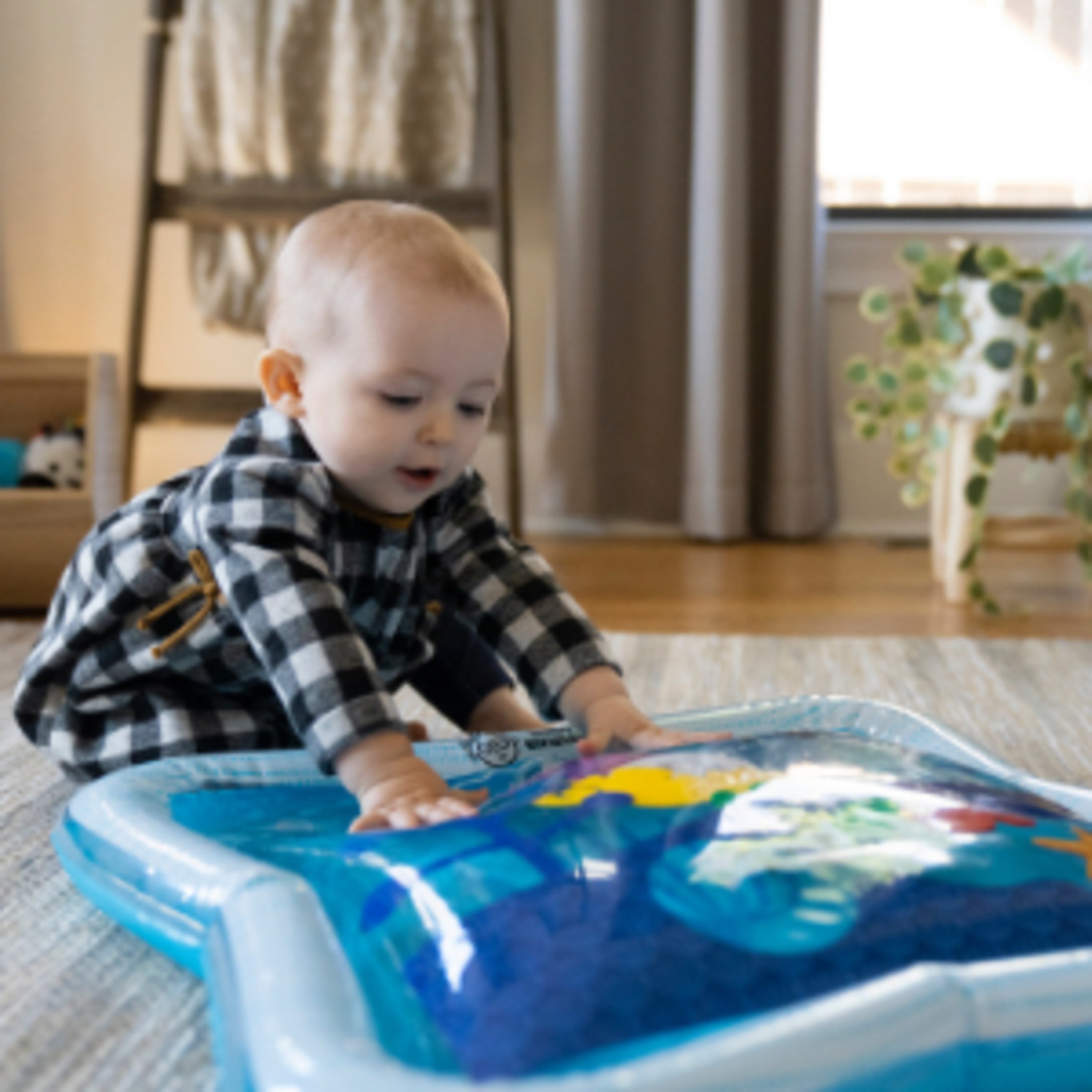 Baby Einstein Opus's Ocean of Discovery Water Play Mat Tummy Time Sensory Toy