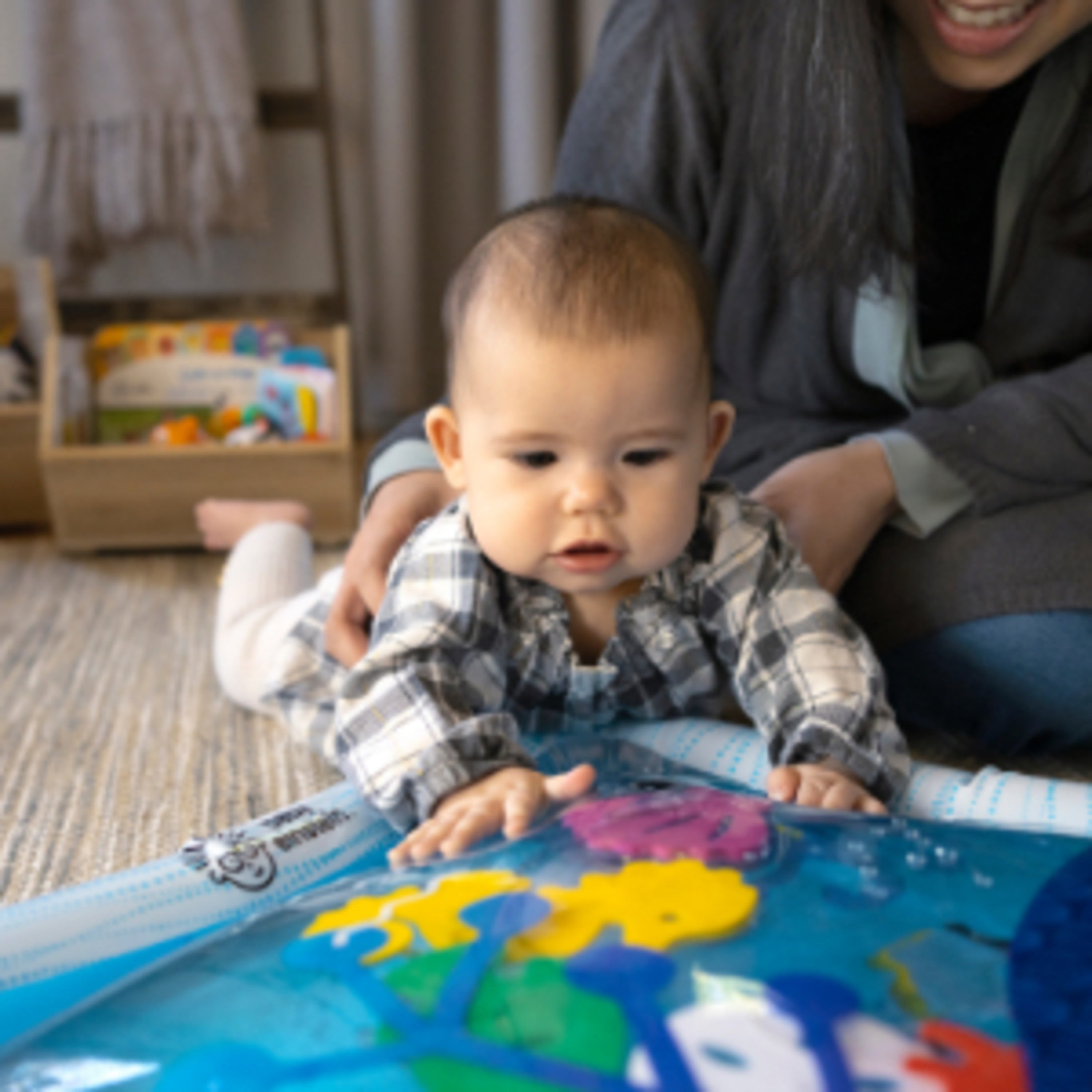 Baby Einstein Opus's Ocean of Discovery Water Play Mat Tummy Time Sensory Toy