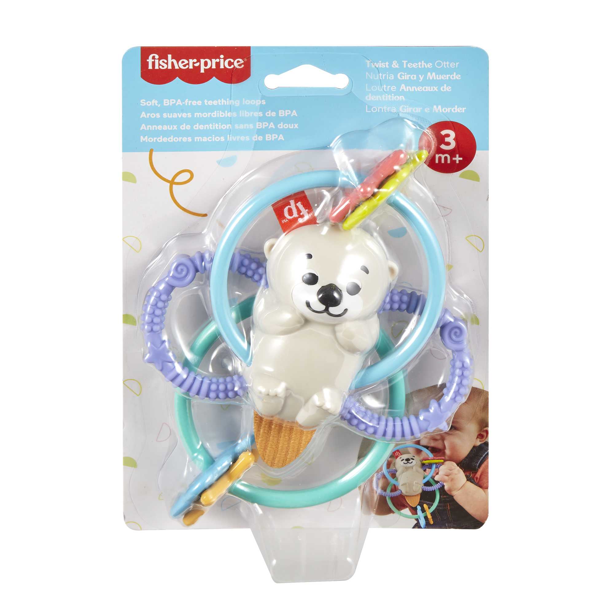 Fisher-Price Baby Mordedera Nutria Gira y Muerde
