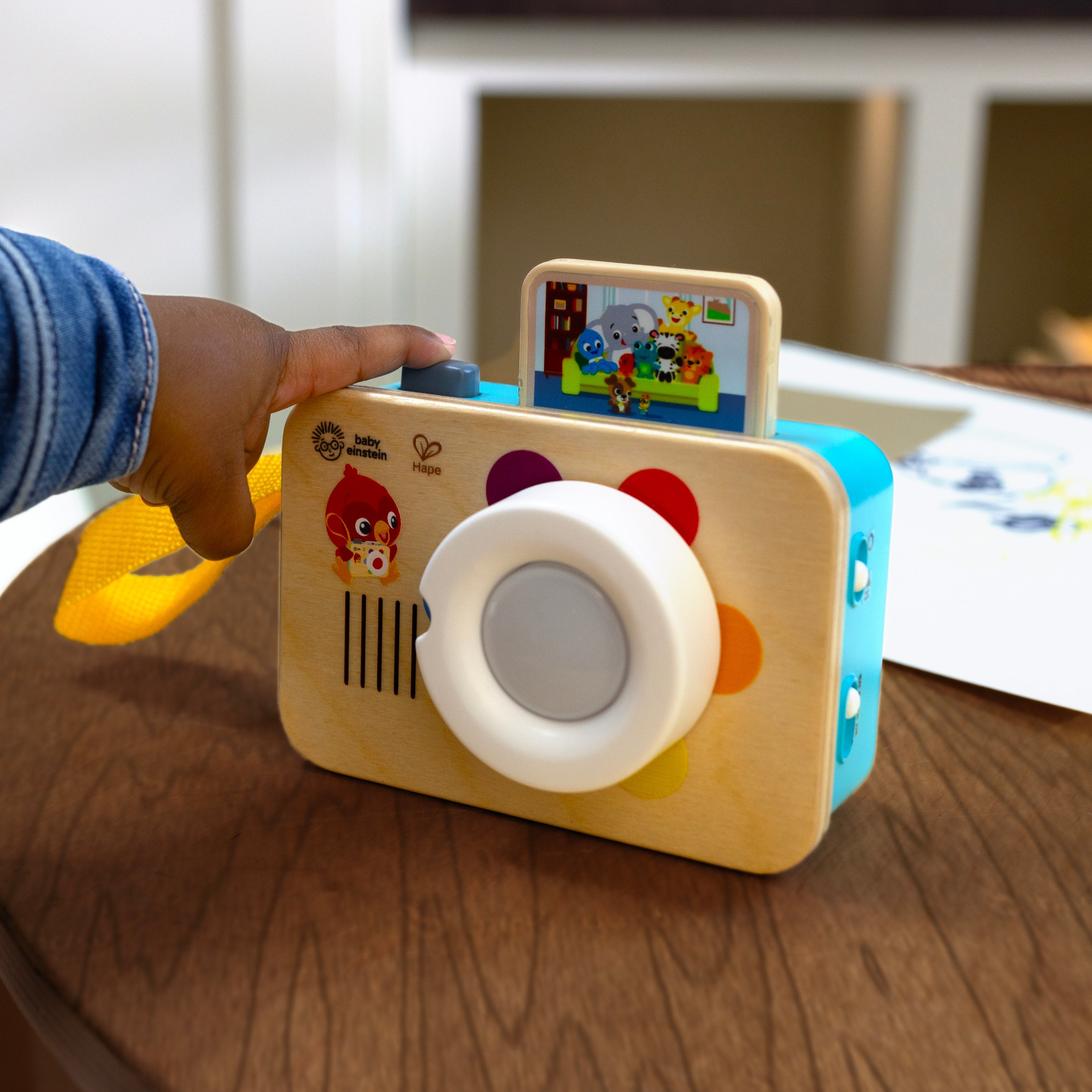 Baby Einstein + Hape Learning Lens Toy Camera, Ages 6+ Months