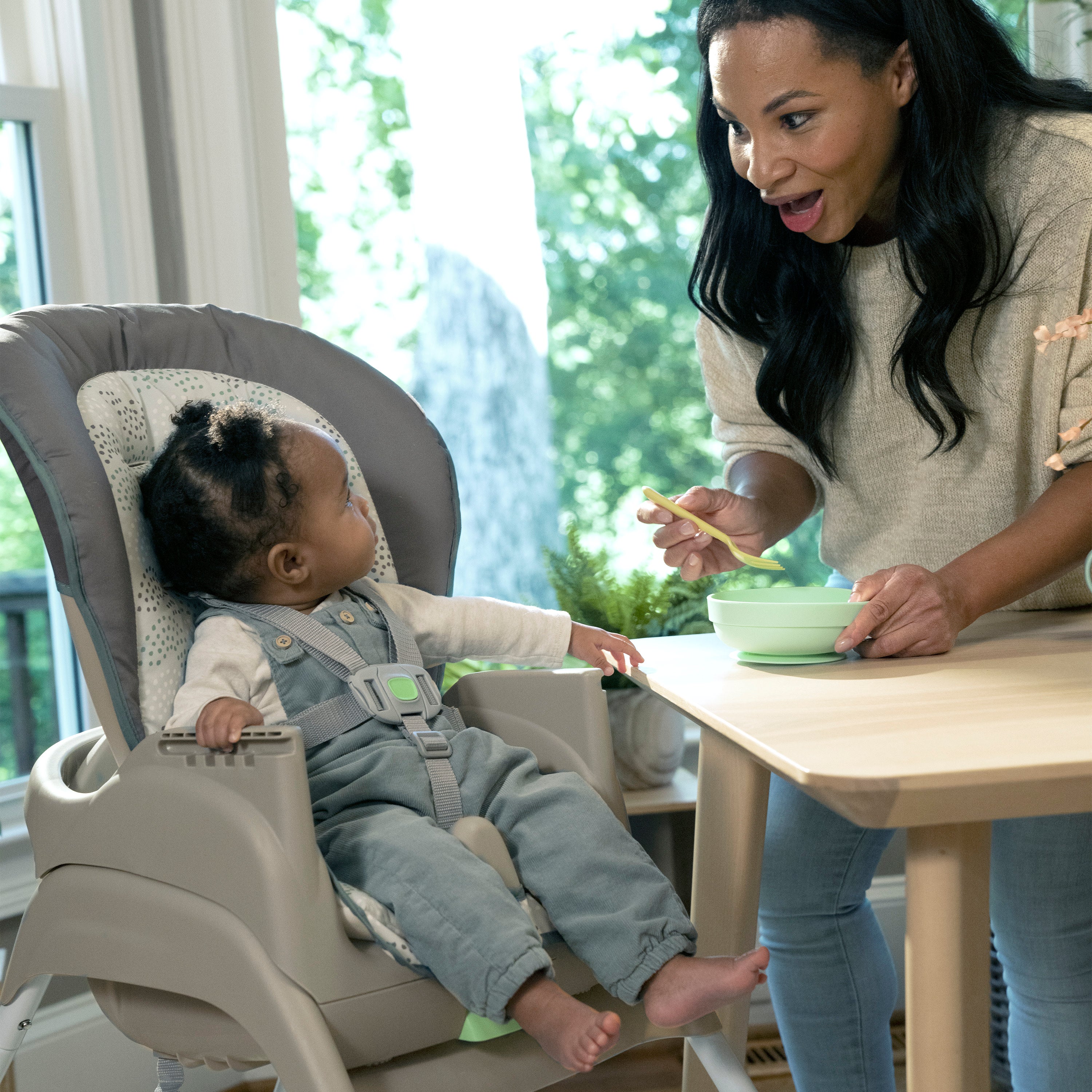 Ingenuity Full Course 6-in-1 High Chair - Astro - Baby to 5 Years