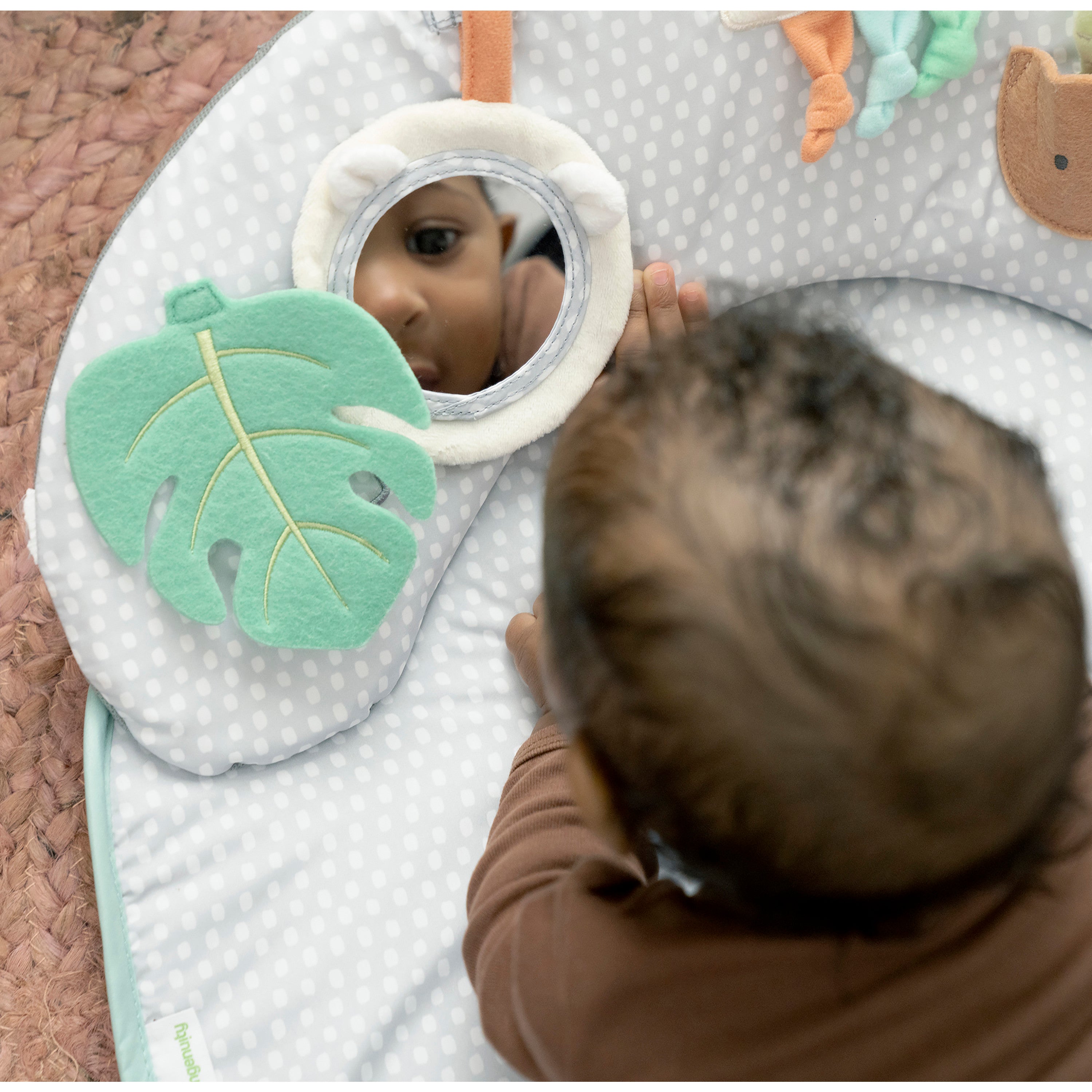 Ingenuity Cozy Prop 4-in-1 Sit Up & Prop Activity Mat - Nate