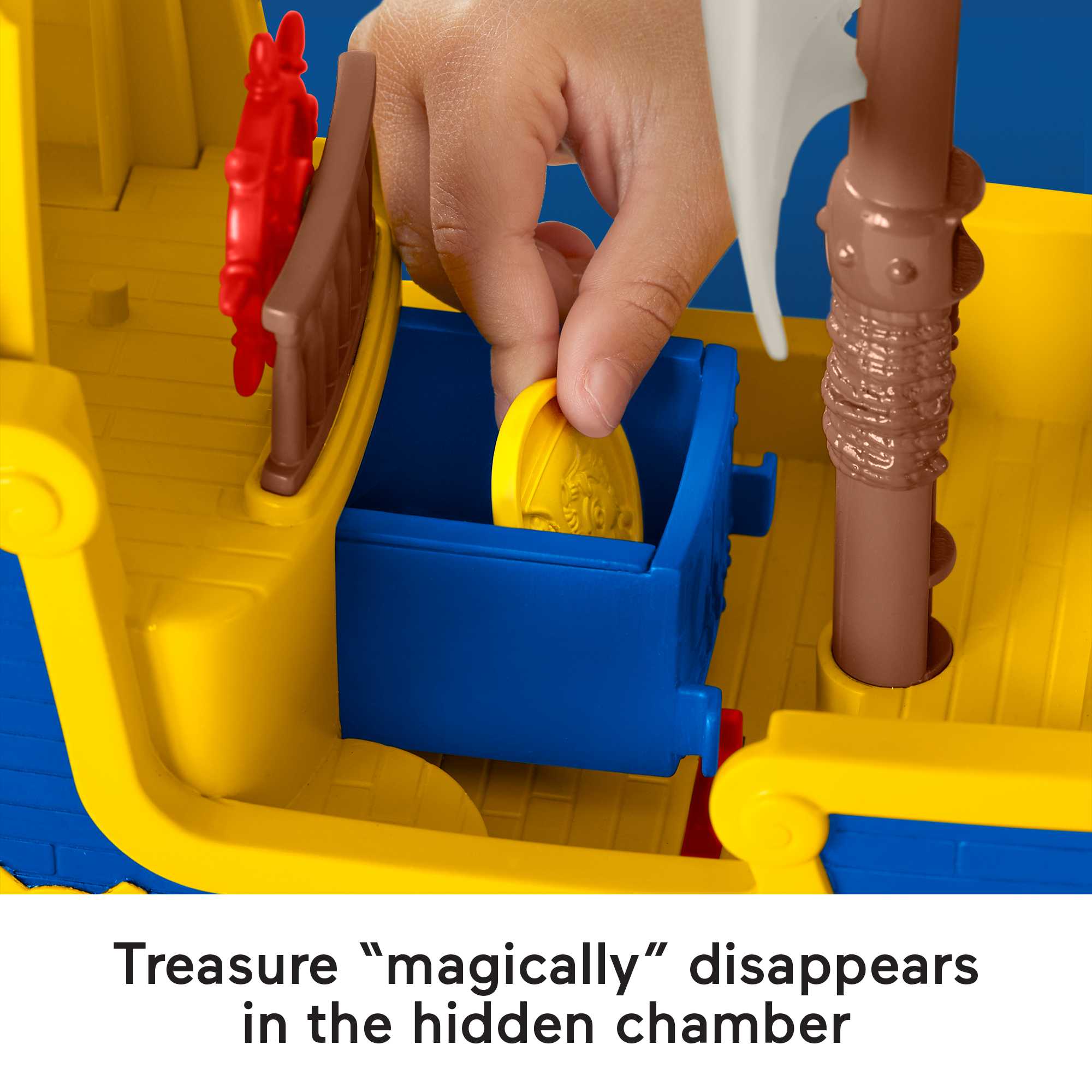 Fisher-Price Santiago Of The Seas Lights & Sounds El Bravo Pirate Ship, 8 Pieces