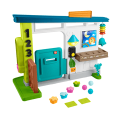 Fisher-Price Aprender e Brincar Brinquedo para Bebês Casa de Luxo de Aprendizagem