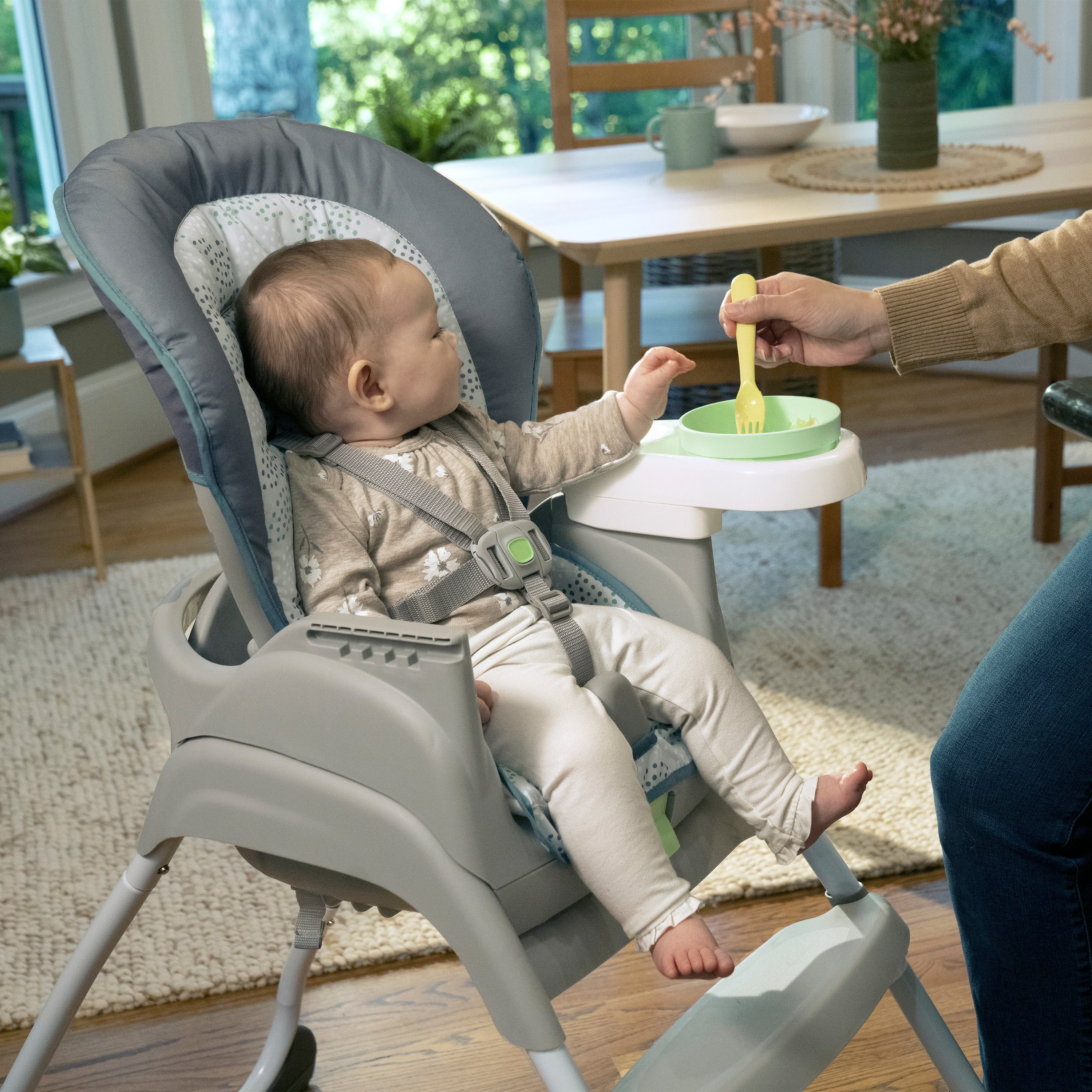 Ingenuity Full Course 6-in-1 High Chair - Astro - Baby to 5 Years