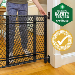 Ingenuity The Doorway 42W Series Baby and Dog Gate, Openings 28-42", Wide 26" Tall - Matte Black