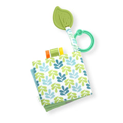 ity by Ingenuity Soft Book, 4 Plush Pages, Crinkle, BPA-Free Toy Attachment, For Ages Newborn and Up - Nate