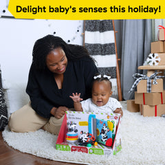 Baby Einstein Zen the Zebra 3-Piece Holiday Gift Set, Ages 3 Months+
