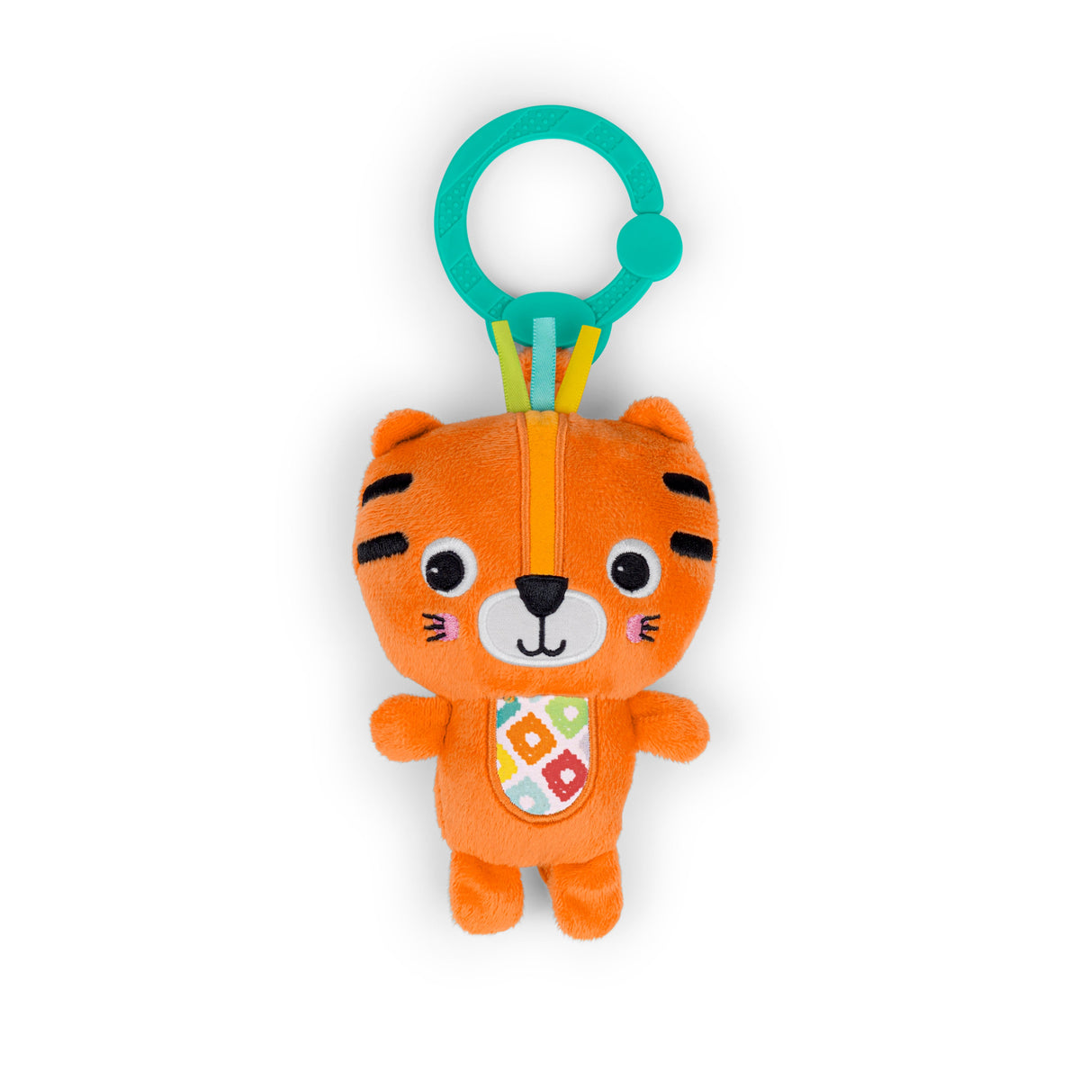 Bright Starts Jingle Joy Reach & Rattle Toy - Tiger - Unisex, Newborn +