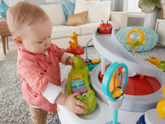 Fisher-Price 2-In-1 Sit-To-Stand Activity Center And Toddler Play Table, Spin ‘n Play Safari