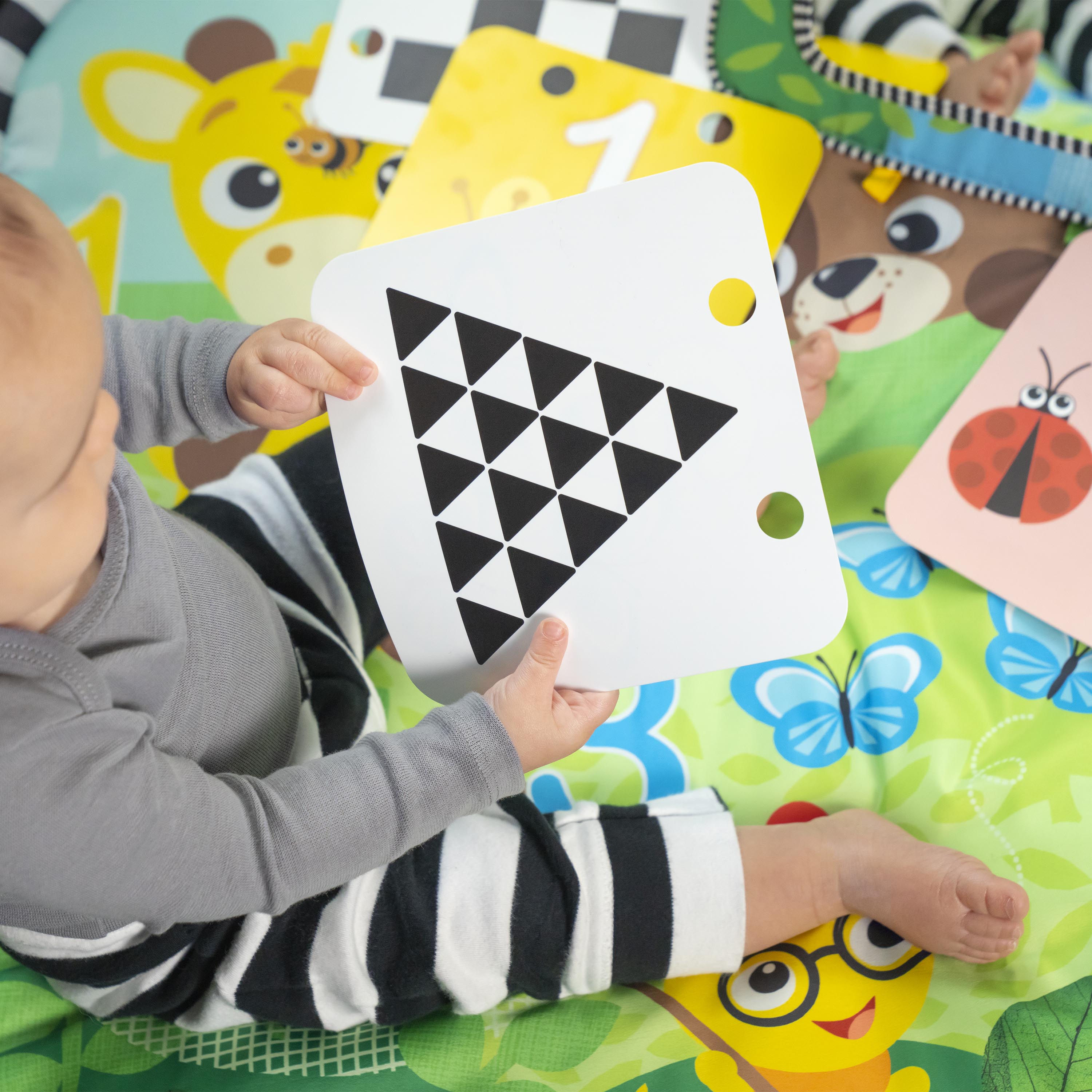 Discovery Garden Tummy Time Mat & Mirror