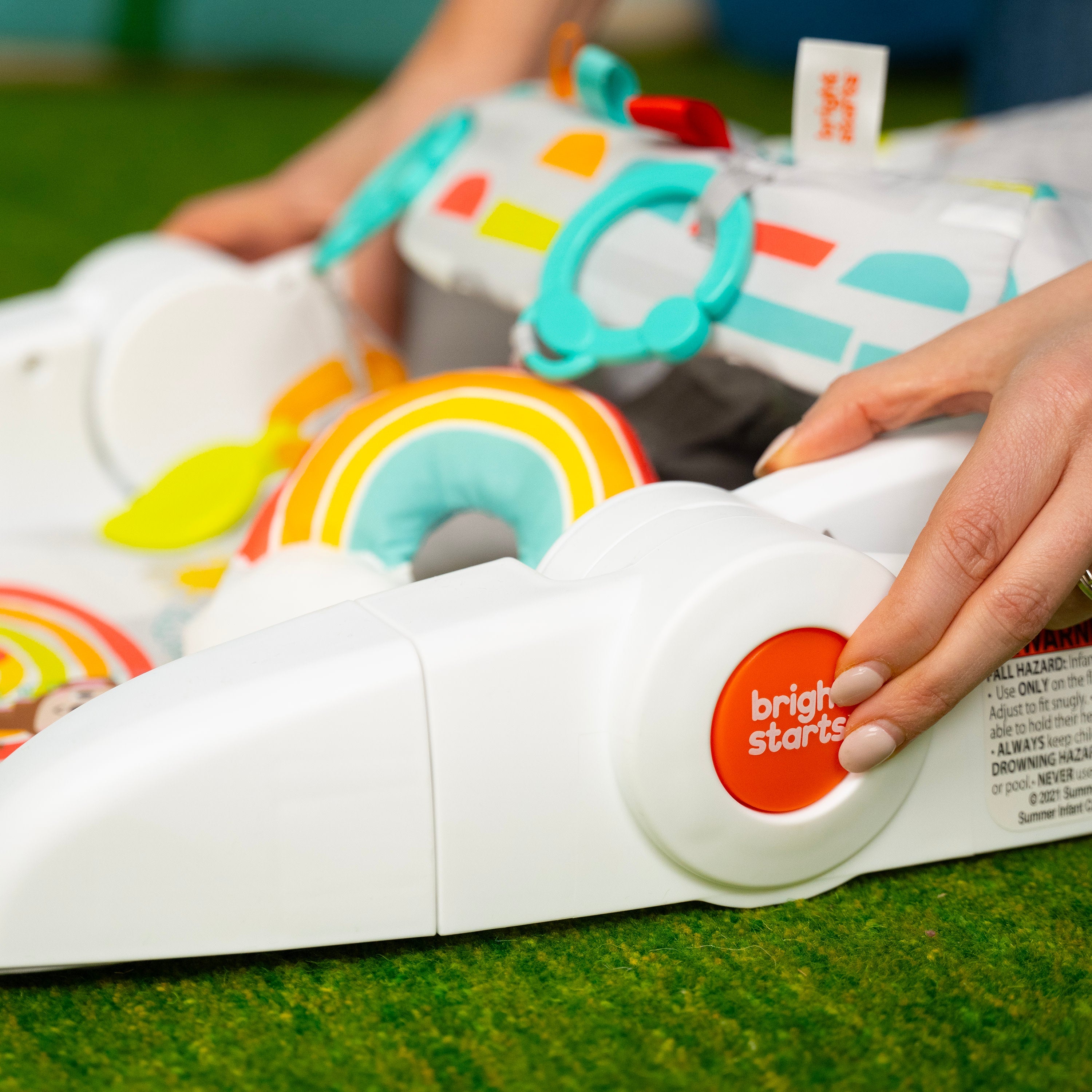 Bright Starts Learn-to-Sit 2-Position Floor Seat - Playful Paradise