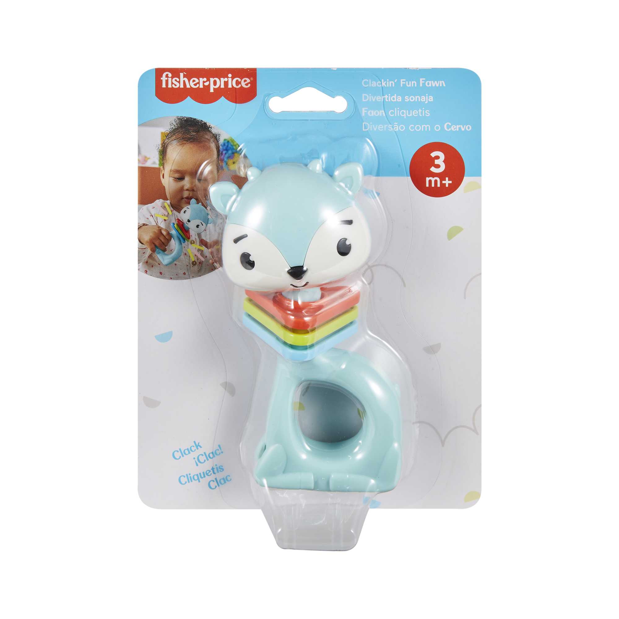 Fisher-Price Baby Sonaja para Bebés Sensimals Venado