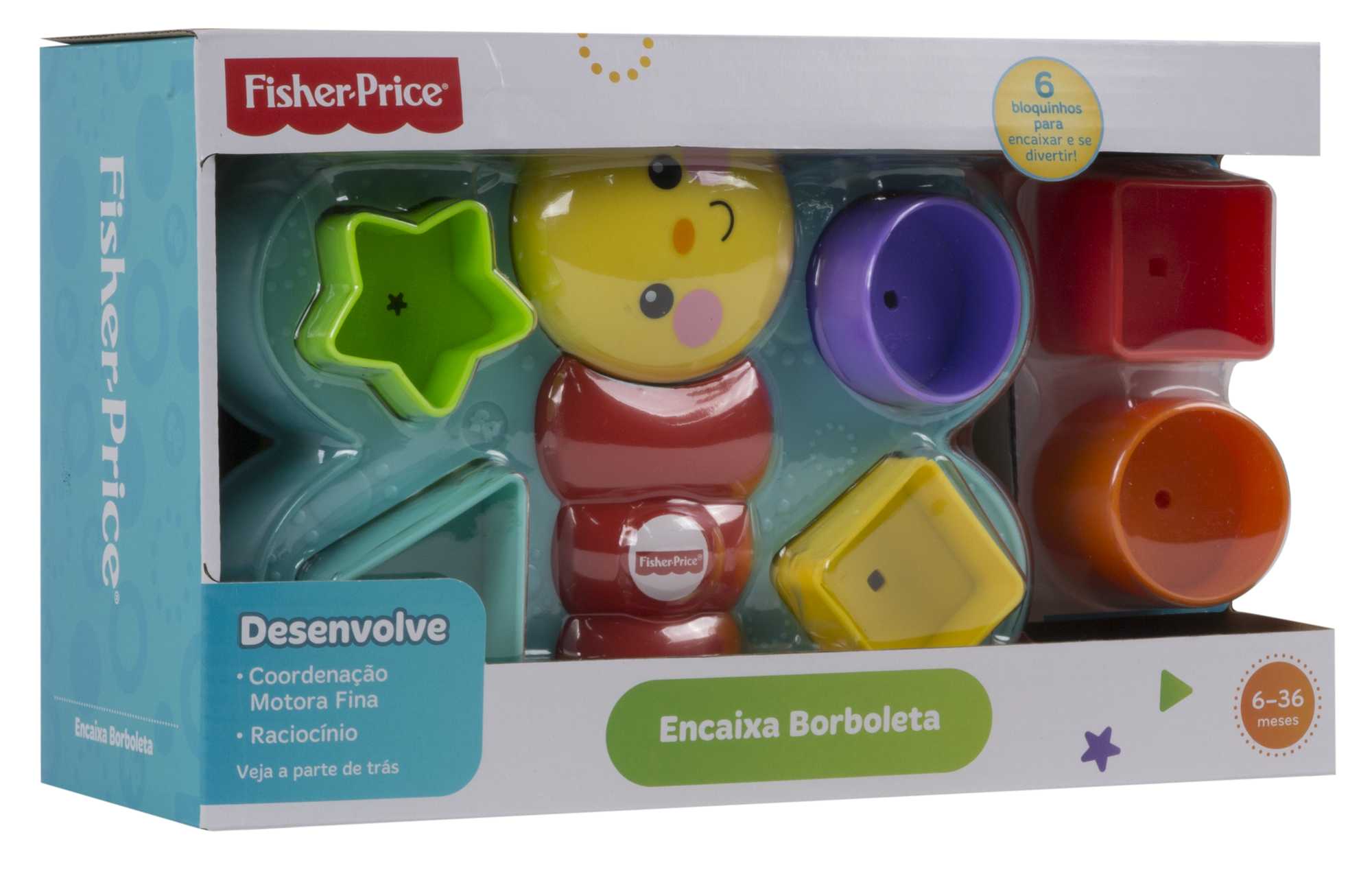 Fisher-Price Brinquedo para Bebês Encaixa Borboleta