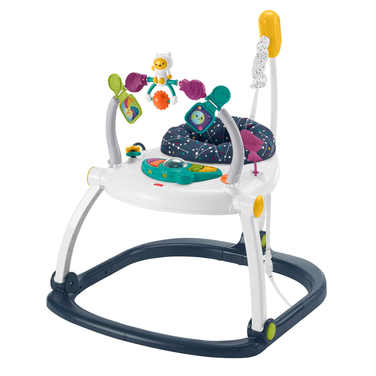 Fisher-Price Jumperoo Compact Astro Chaton, Lumières, Sons, Activités