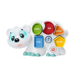 Fisher-Price Linkimals Puzzlin’ Shapes Polar Bear Interactive Learning Toy Puzzle For Toddlers
